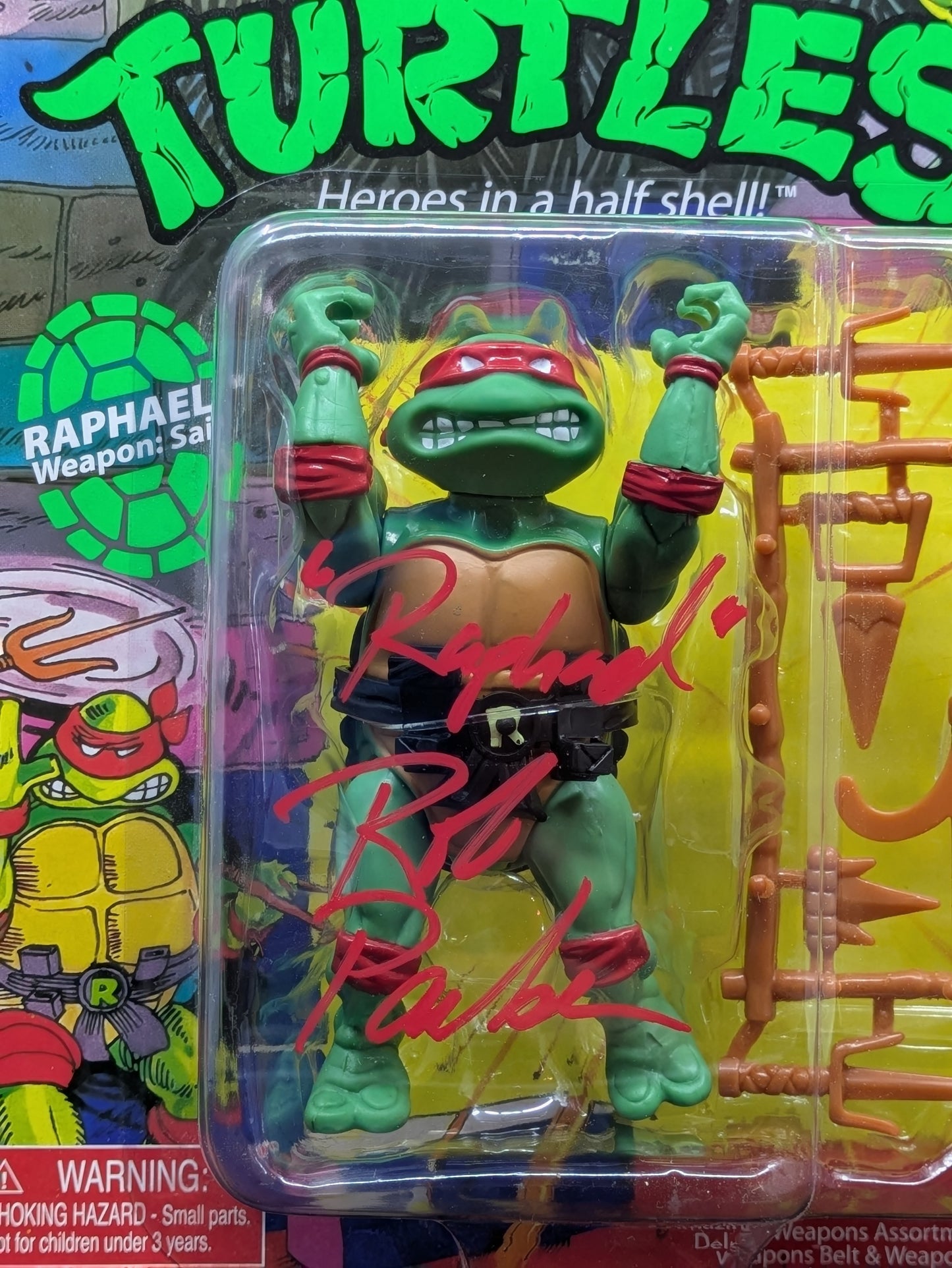 Raphael - Autographed by Rob Paulsen