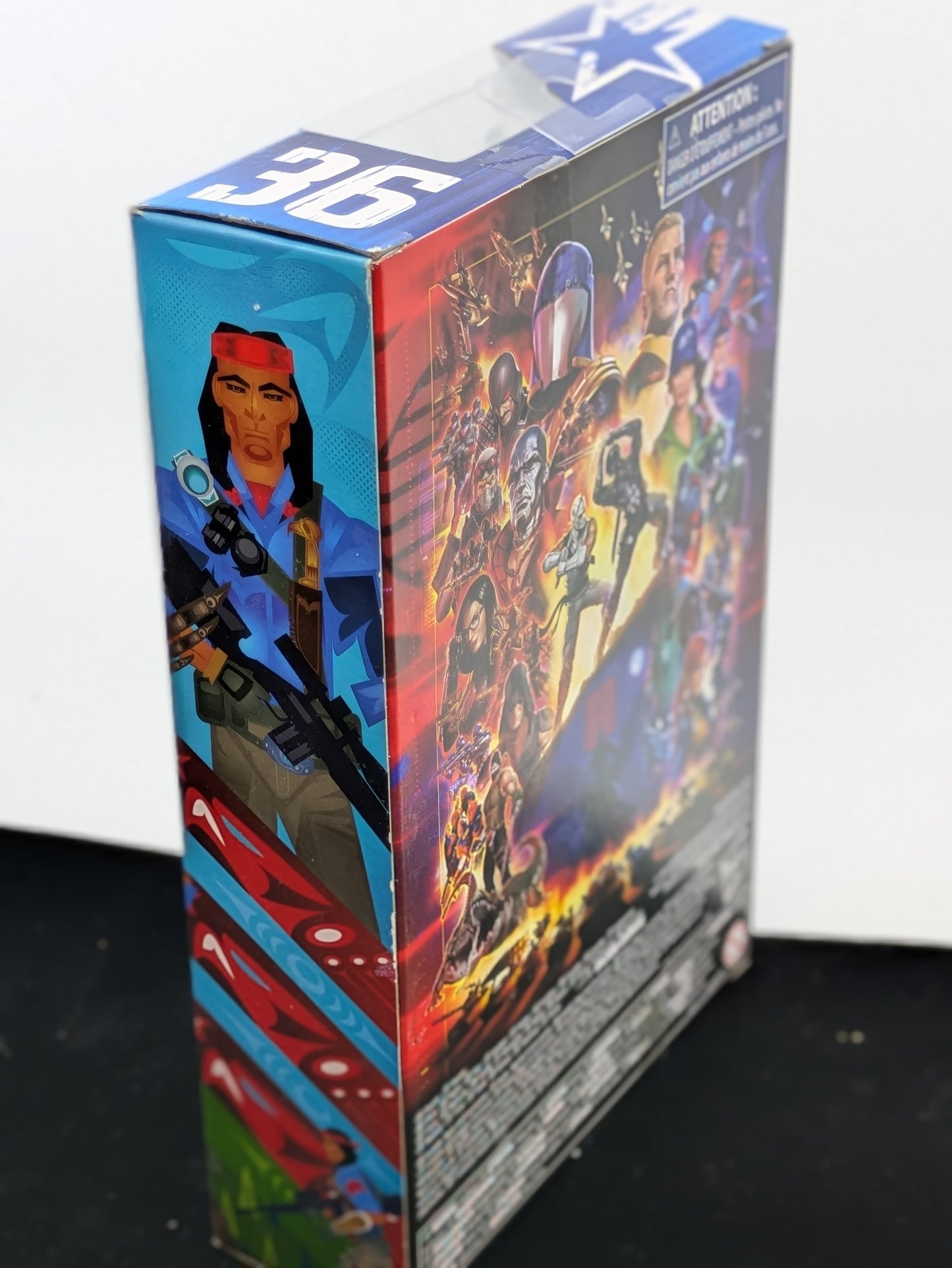 Spirit Iron-Knife - GI Joe Signed by Gregg Berger in Blue Ink