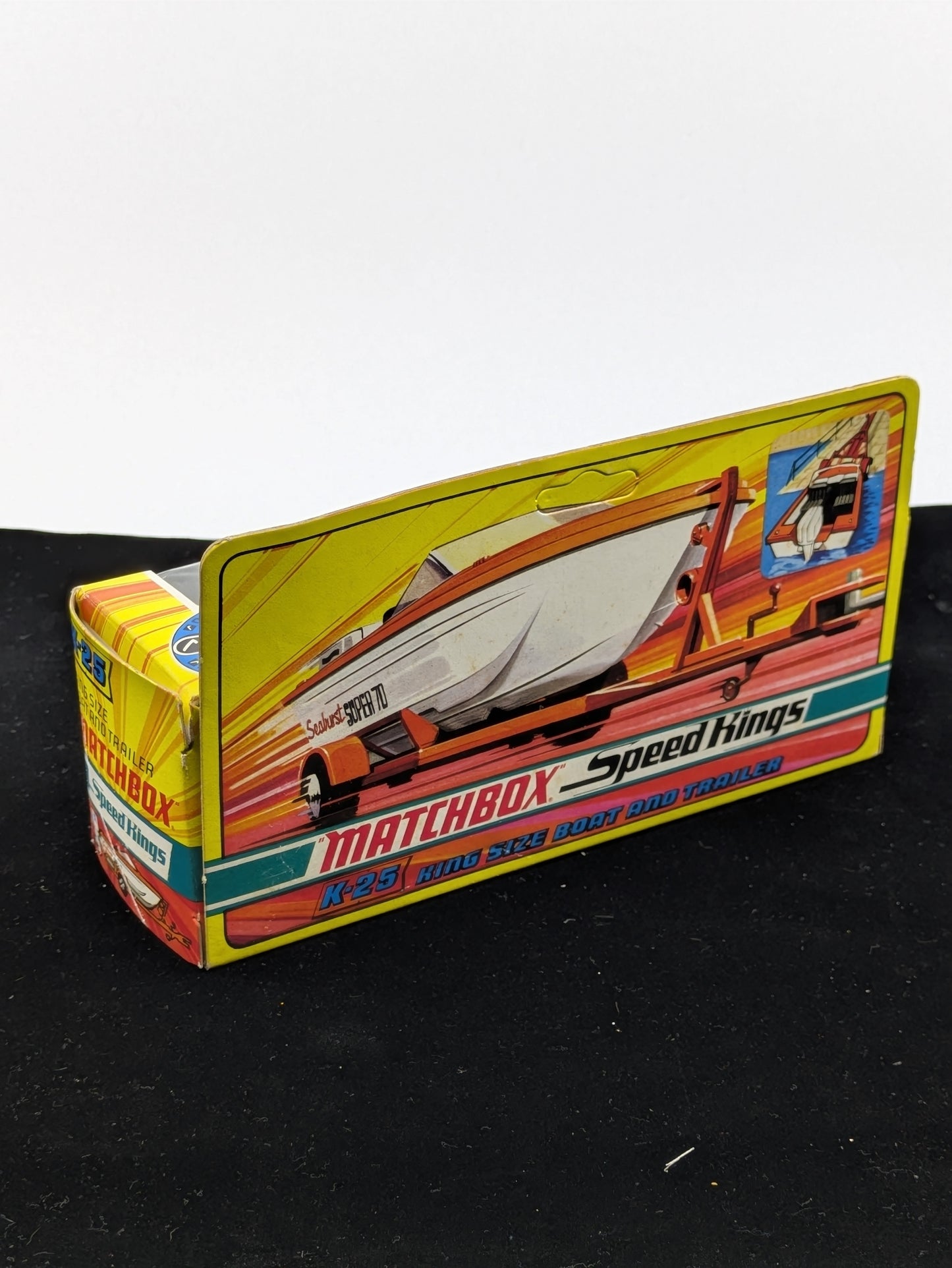Seaburst Super 70 Boat and Trailer - Matchbox K-25