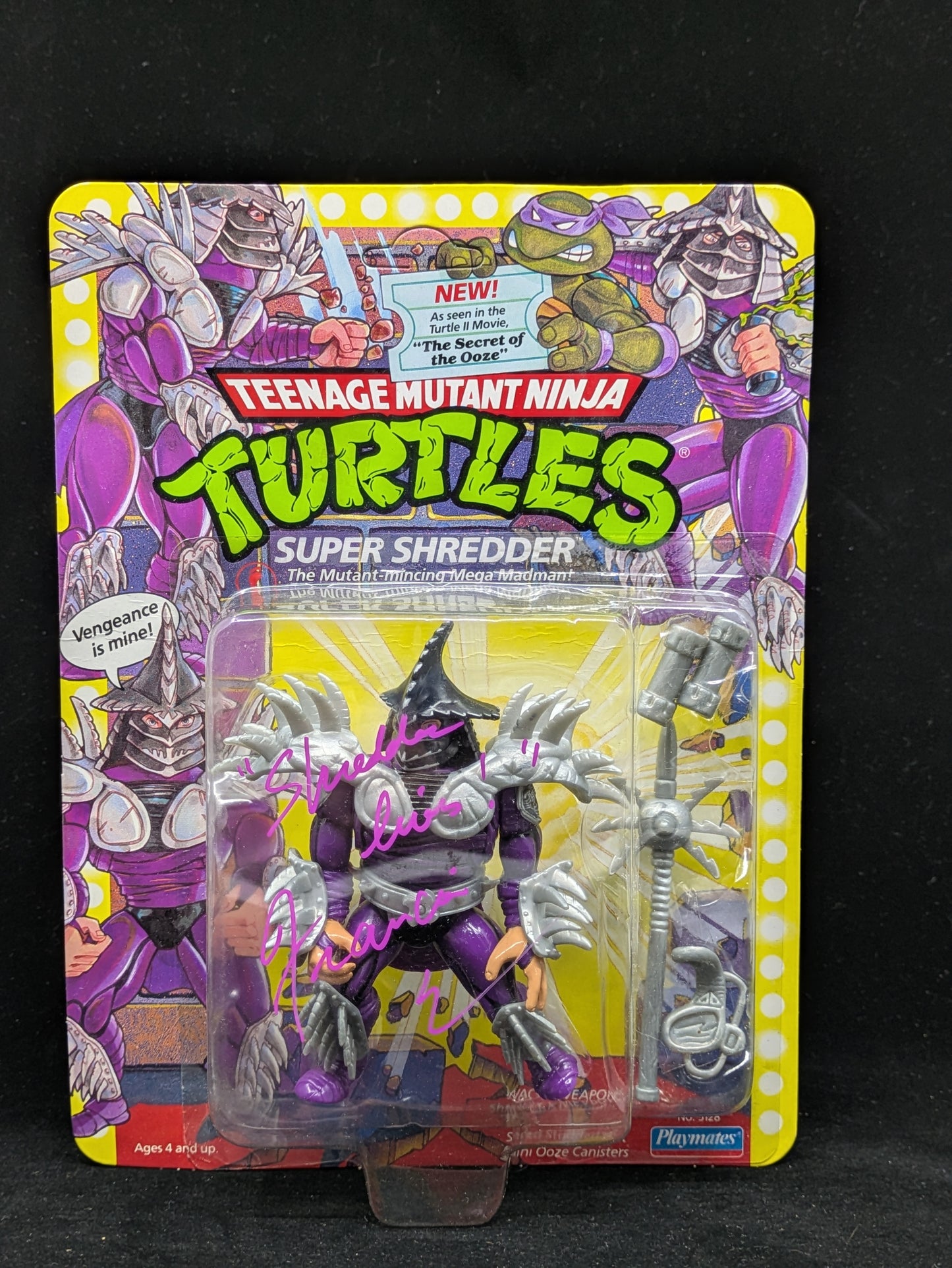 Super Shredder - Unpunched - Autographed by Francois Chau
