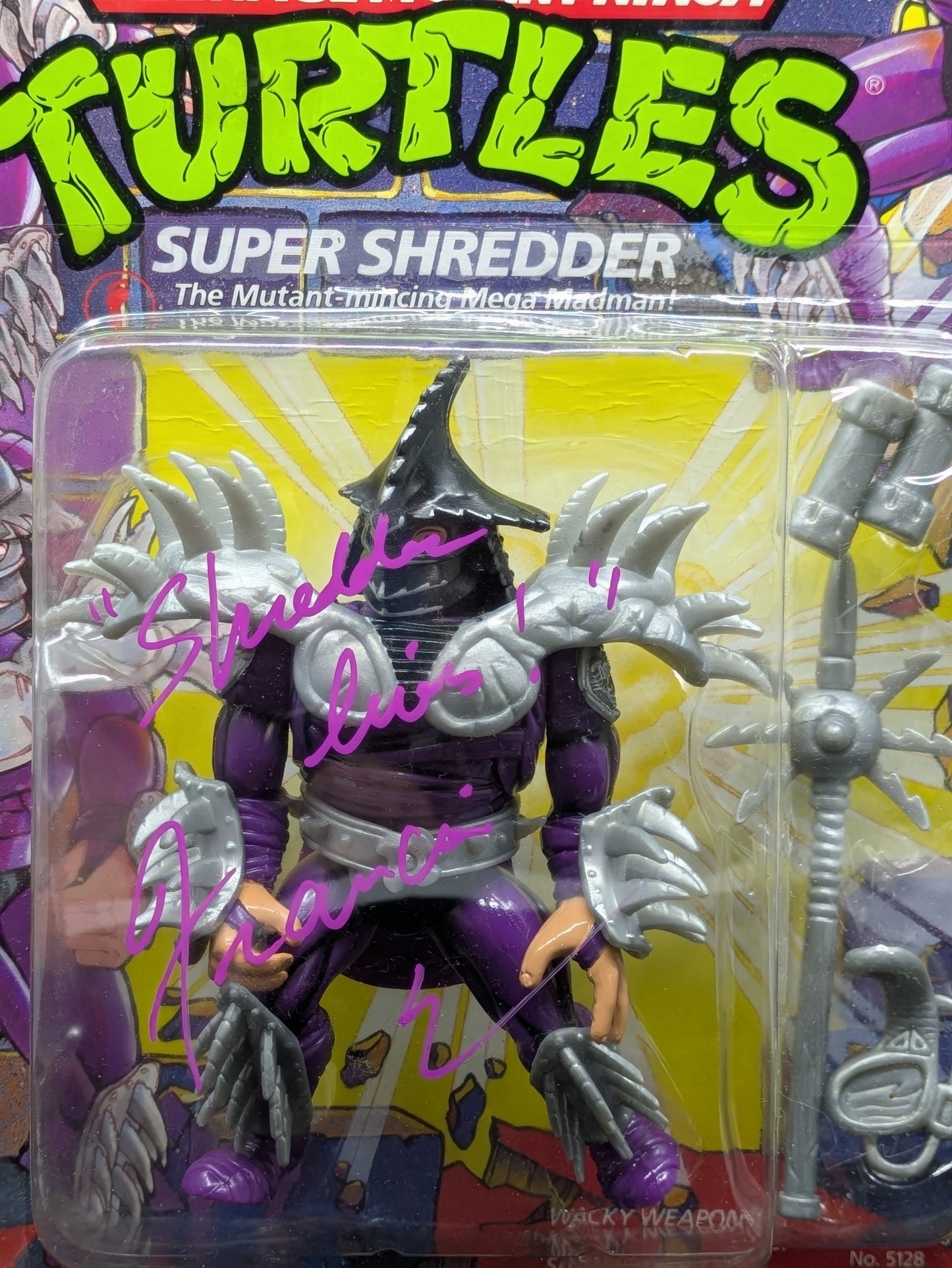 Super Shredder - Unpunched - Autographed by Francois Chau