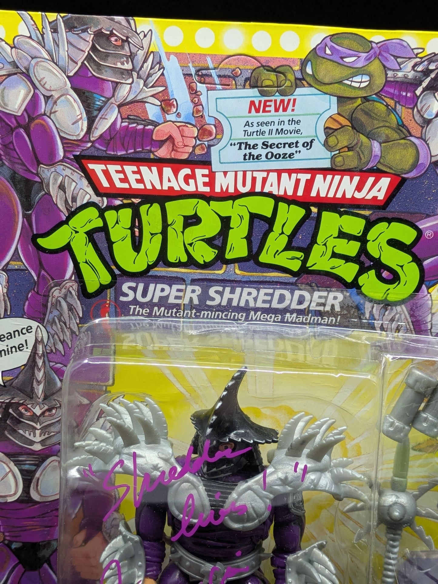 Super Shredder - Unpunched - Autographed by Francois Chau