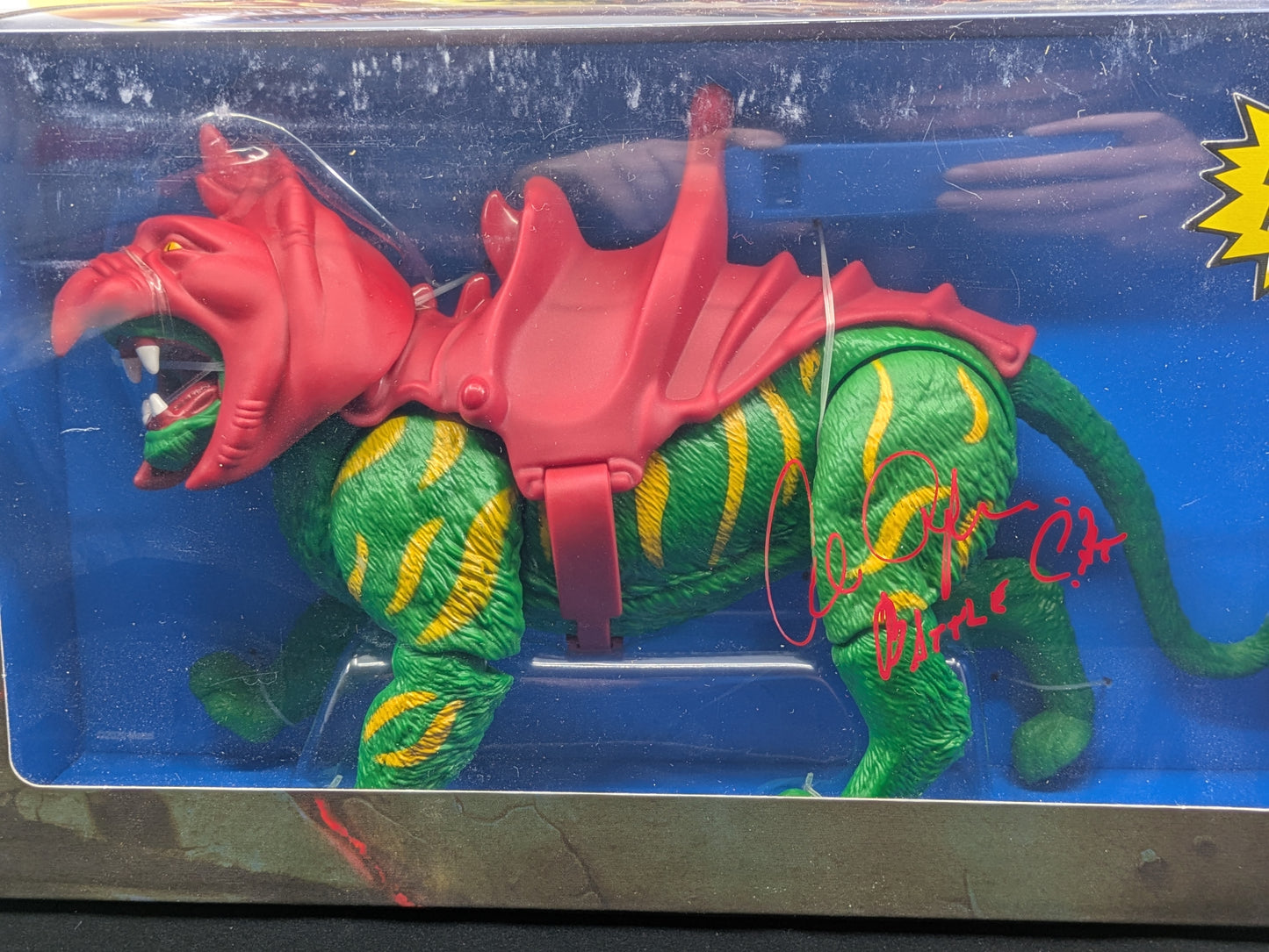 Battle Cat Fighting Tiger - Signed by Alan Oppenheimer
