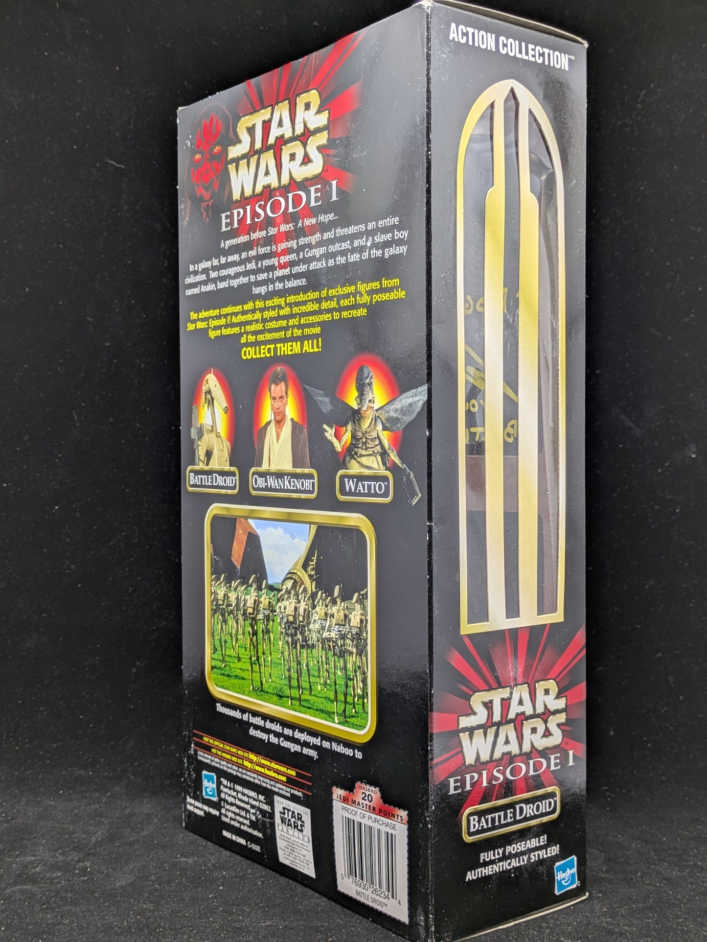 Battle Droid with Blaster Rifle 12 inch Figure - Autographed by Matthew Wood