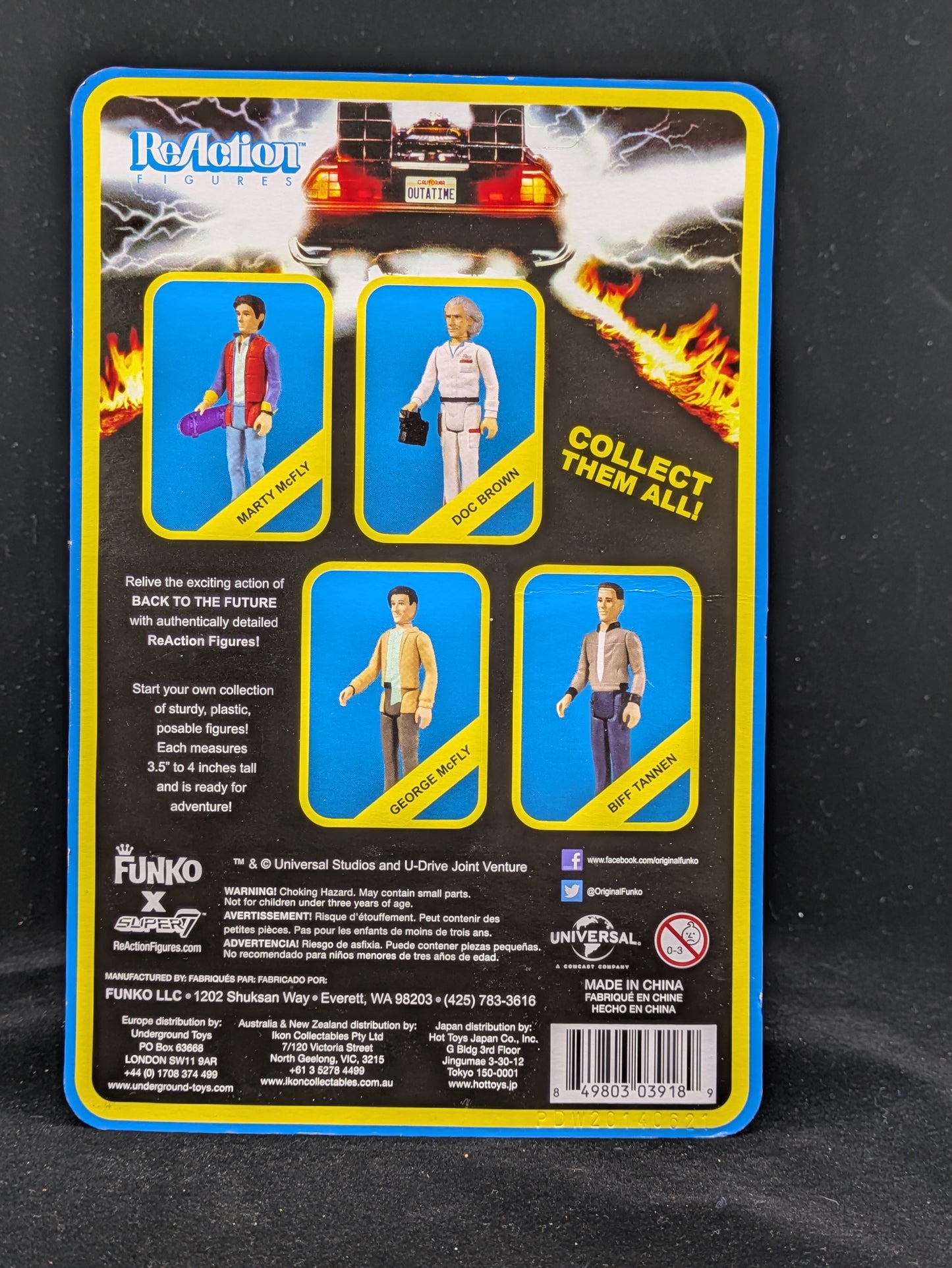 Biff Tannen - 3 1/4 inch Action Figure - Autographed by Tom Wilson