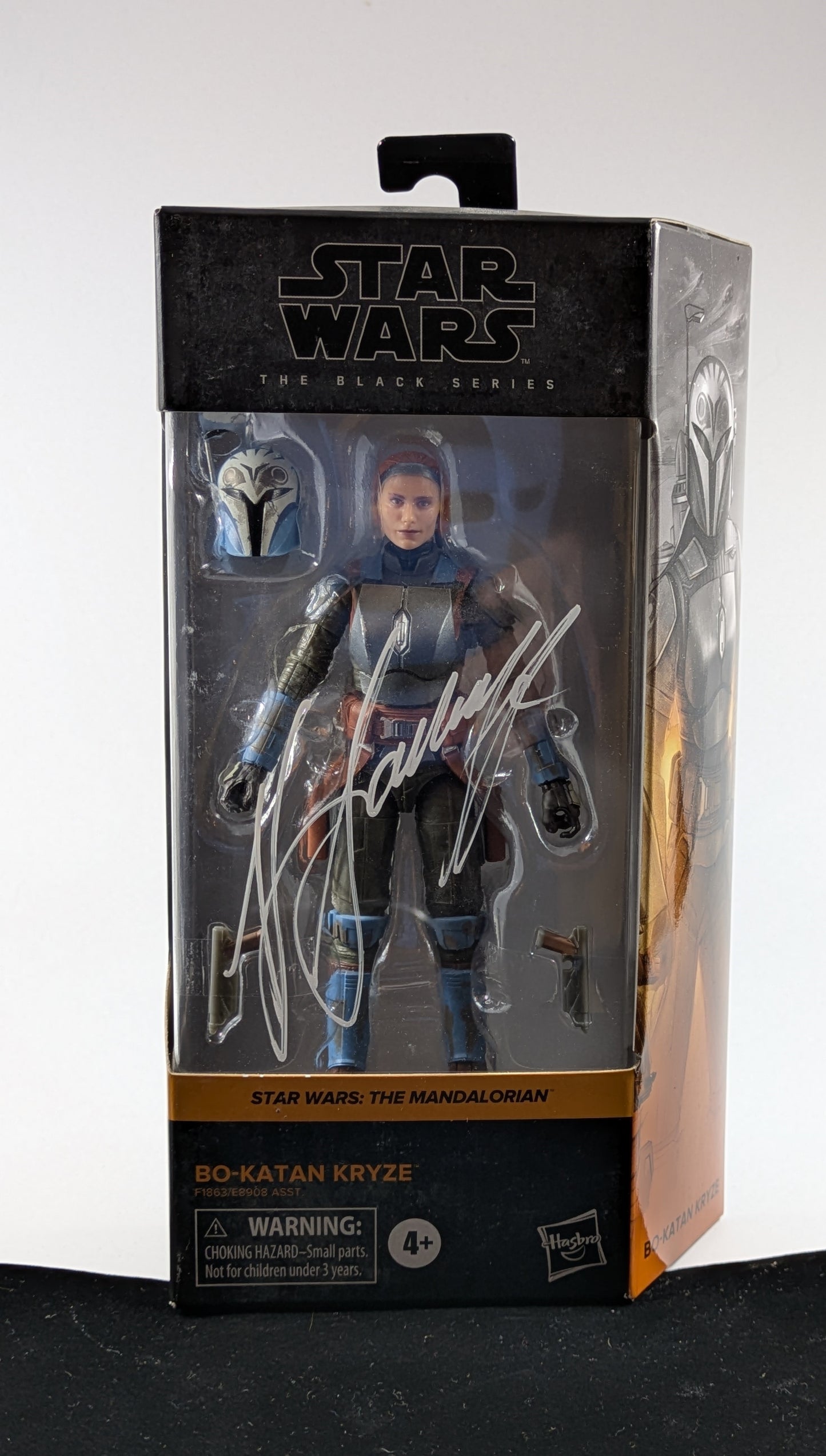 Bo-Katan Kryze- The Black Series - Signed by Katee Sackhoff White Ink