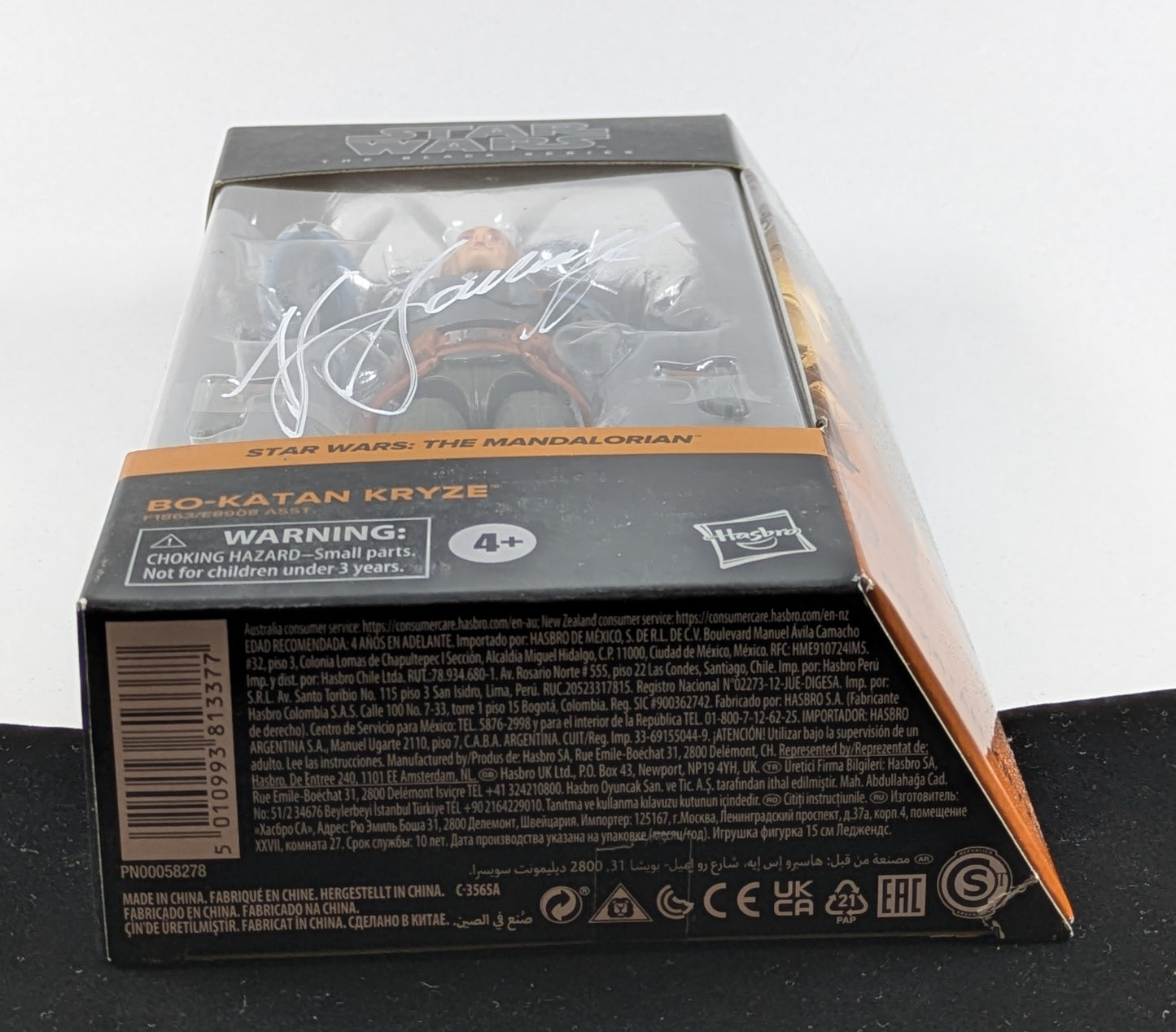 Bo-Katan Kryze- The Black Series - Signed by Katee Sackhoff White Ink