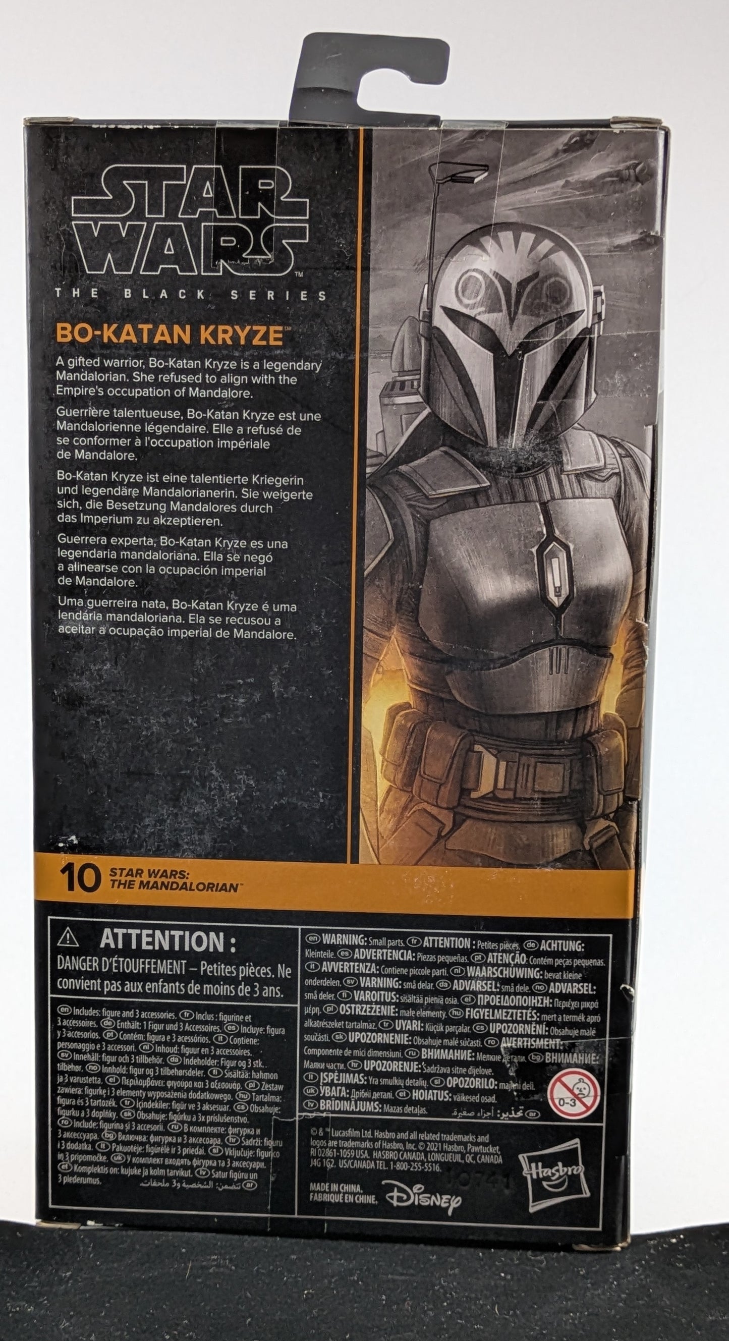 Bo-Katan Kryze- The Black Series - Signed by Katee Sackhoff White Ink