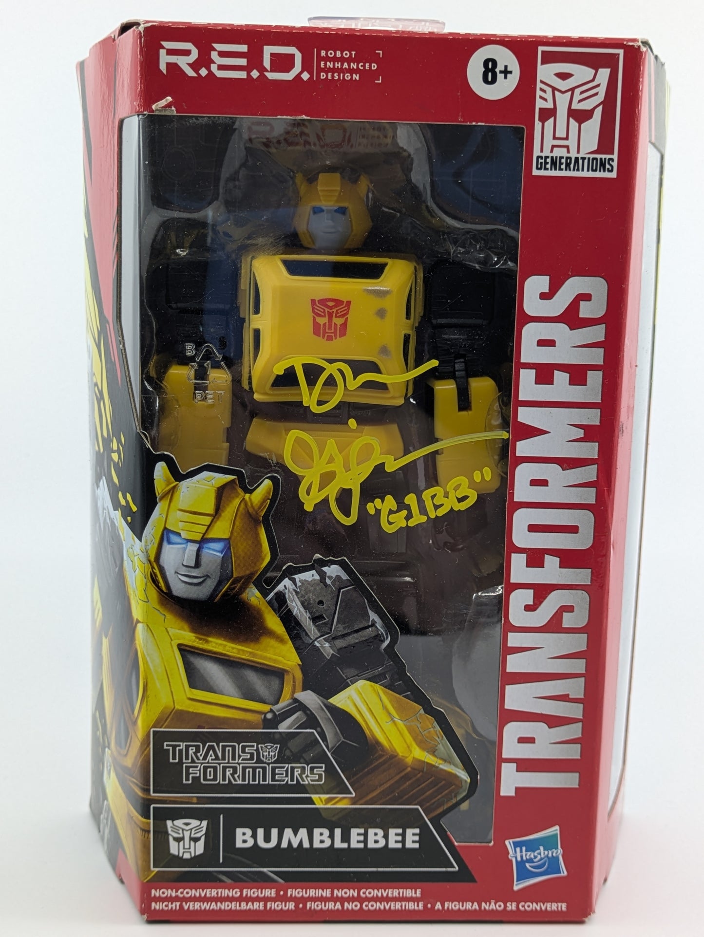 Bumblebee R.E.D. G1 - 6 inch - Signed by Dan Gilvezan