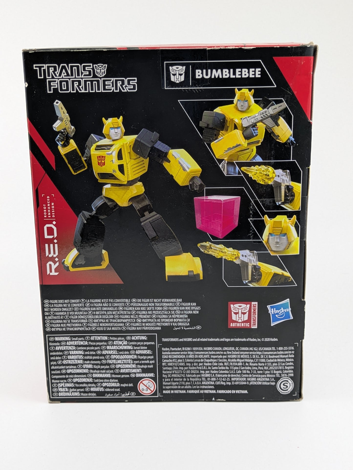 Bumblebee R.E.D. G1 - 6 inch - Signed by Dan Gilvezan