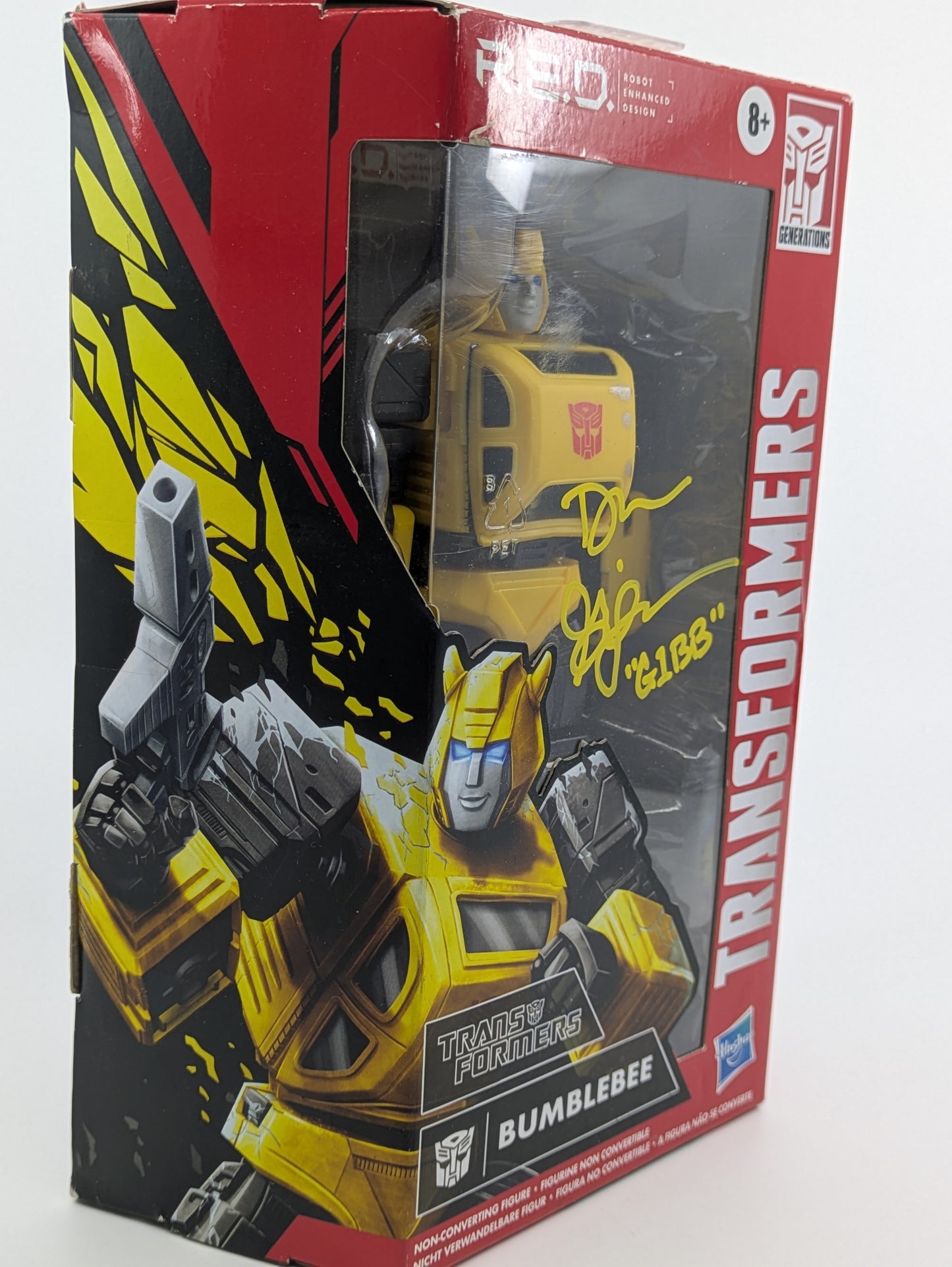 Bumblebee R.E.D. G1 - 6 inch - Signed by Dan Gilvezan