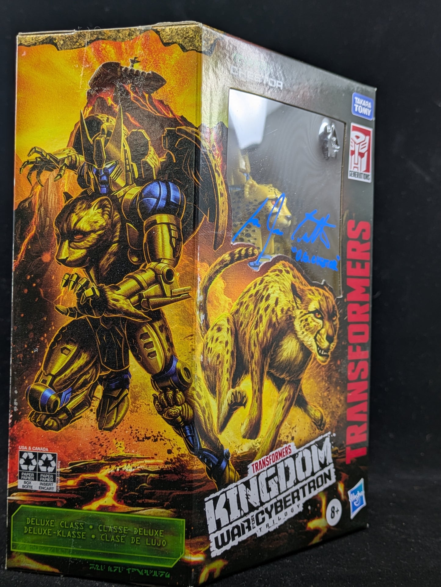 Cheetor - Transformers Generations - Signed by Ian James Corlett