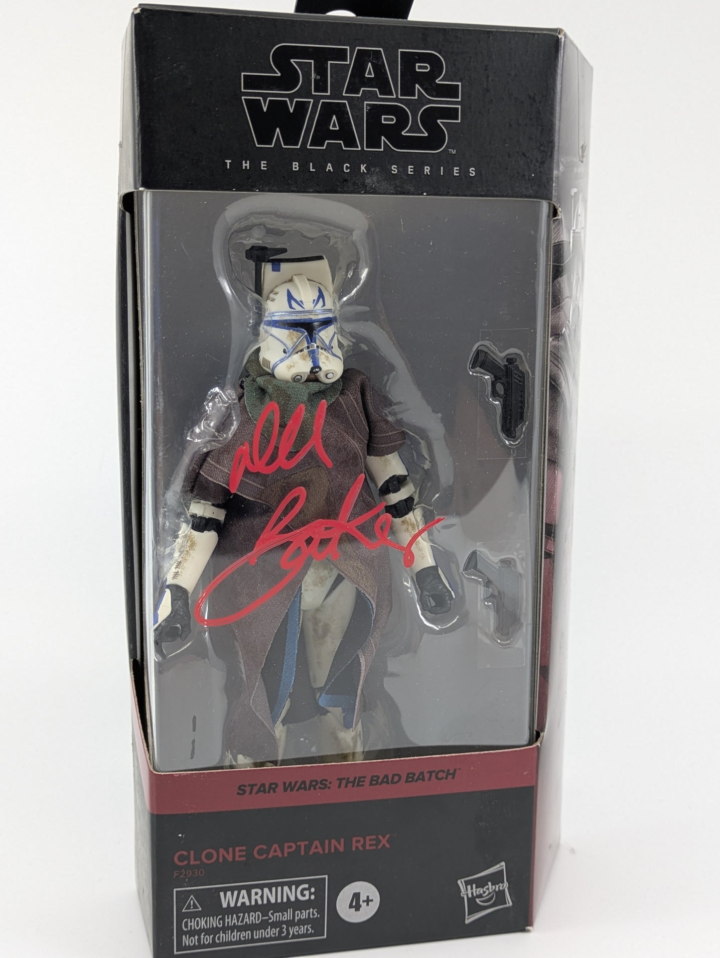 Clone Captain Rex - The Black Series - Signed by Dee Bradley Baker