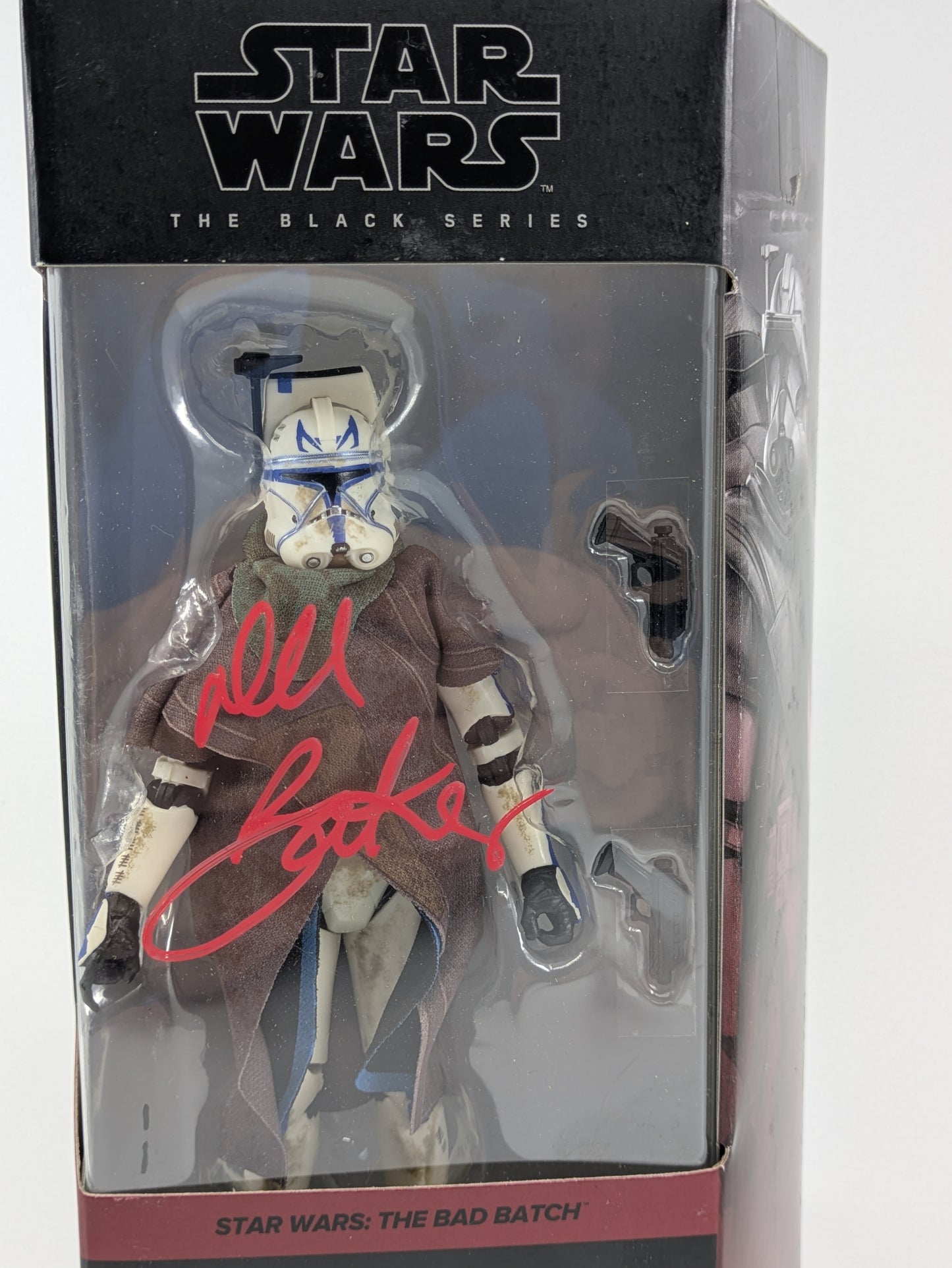Clone Captain Rex - The Black Series - Signed by Dee Bradley Baker