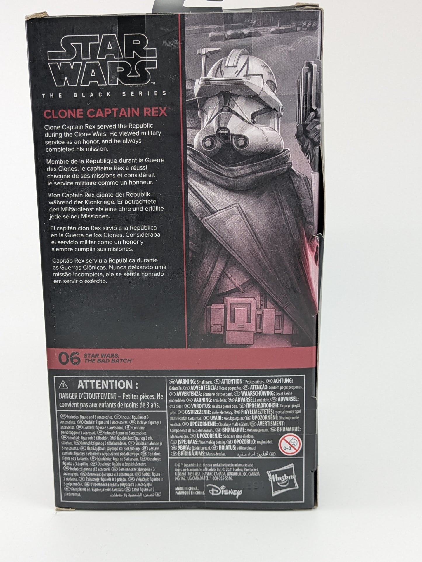 Clone Captain Rex - The Black Series - Signed by Dee Bradley Baker