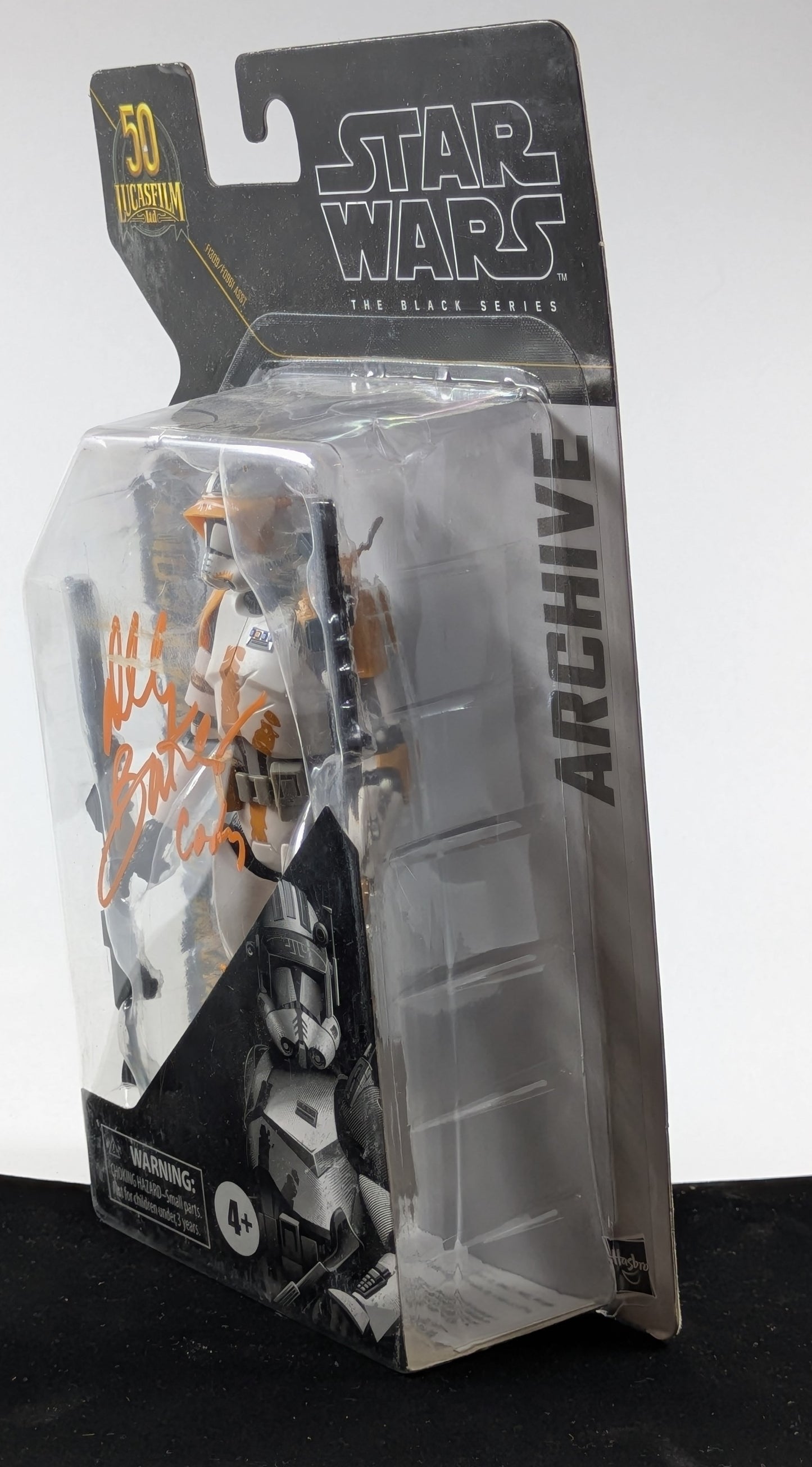 Clone Commander Cody - Black Series Archive - Signed By Dee Bradley Baker - Lucasfilm 50 years