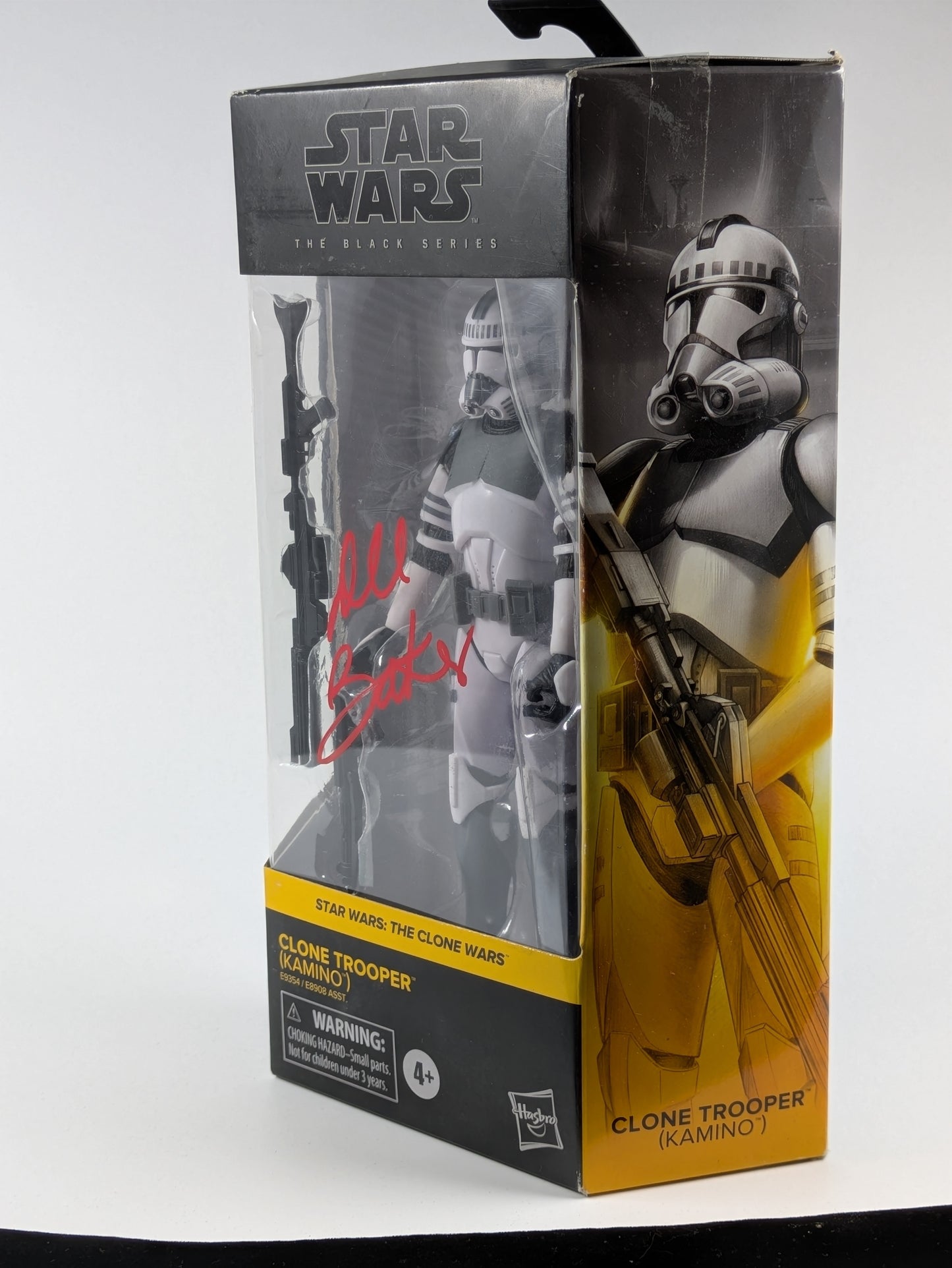 Clone Trooper (Kamino)- The Black Series- The Clone Wars #01 - Signed By Dee Bradley Baker