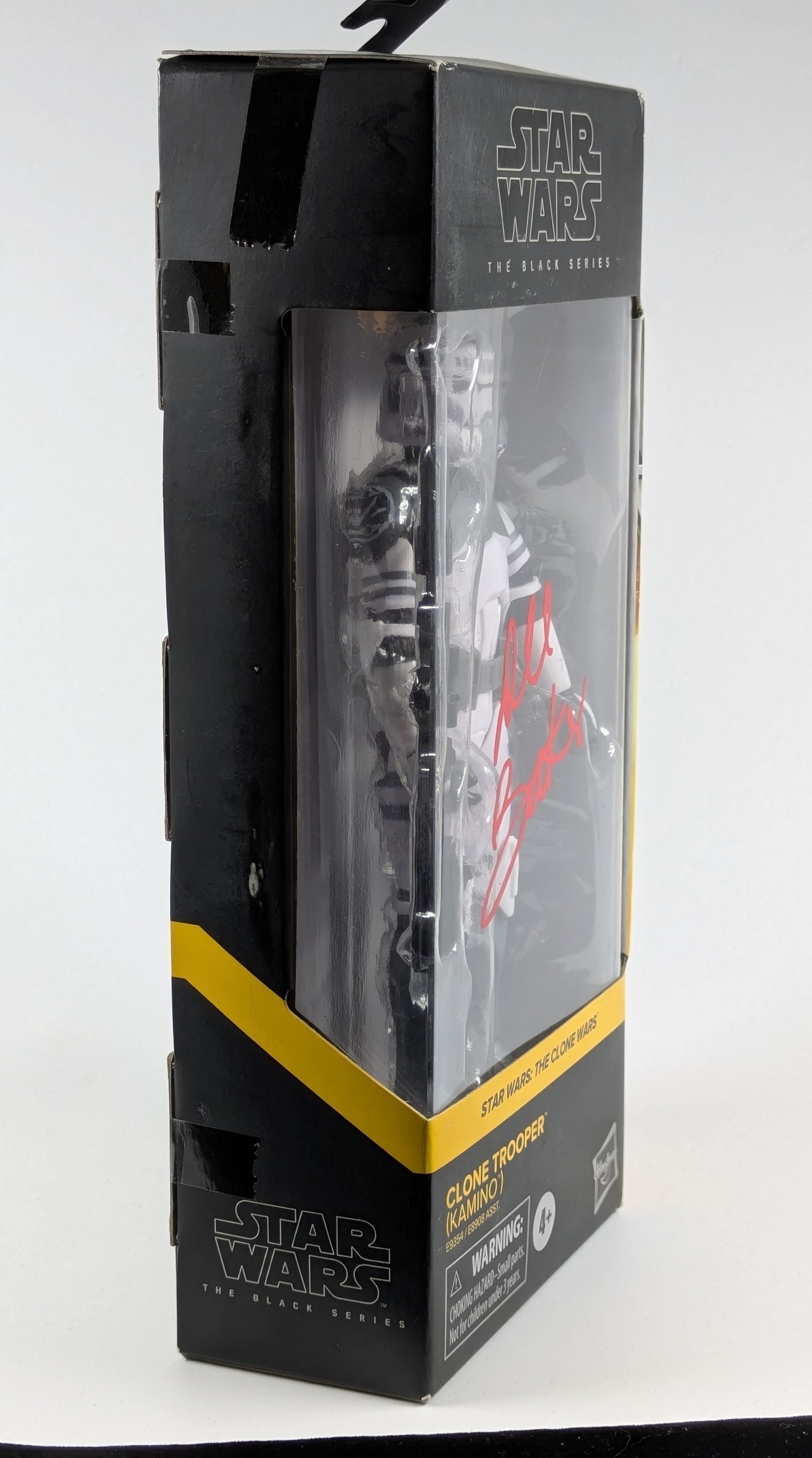 Clone Trooper (Kamino)- The Black Series- The Clone Wars #01 - Signed By Dee Bradley Baker