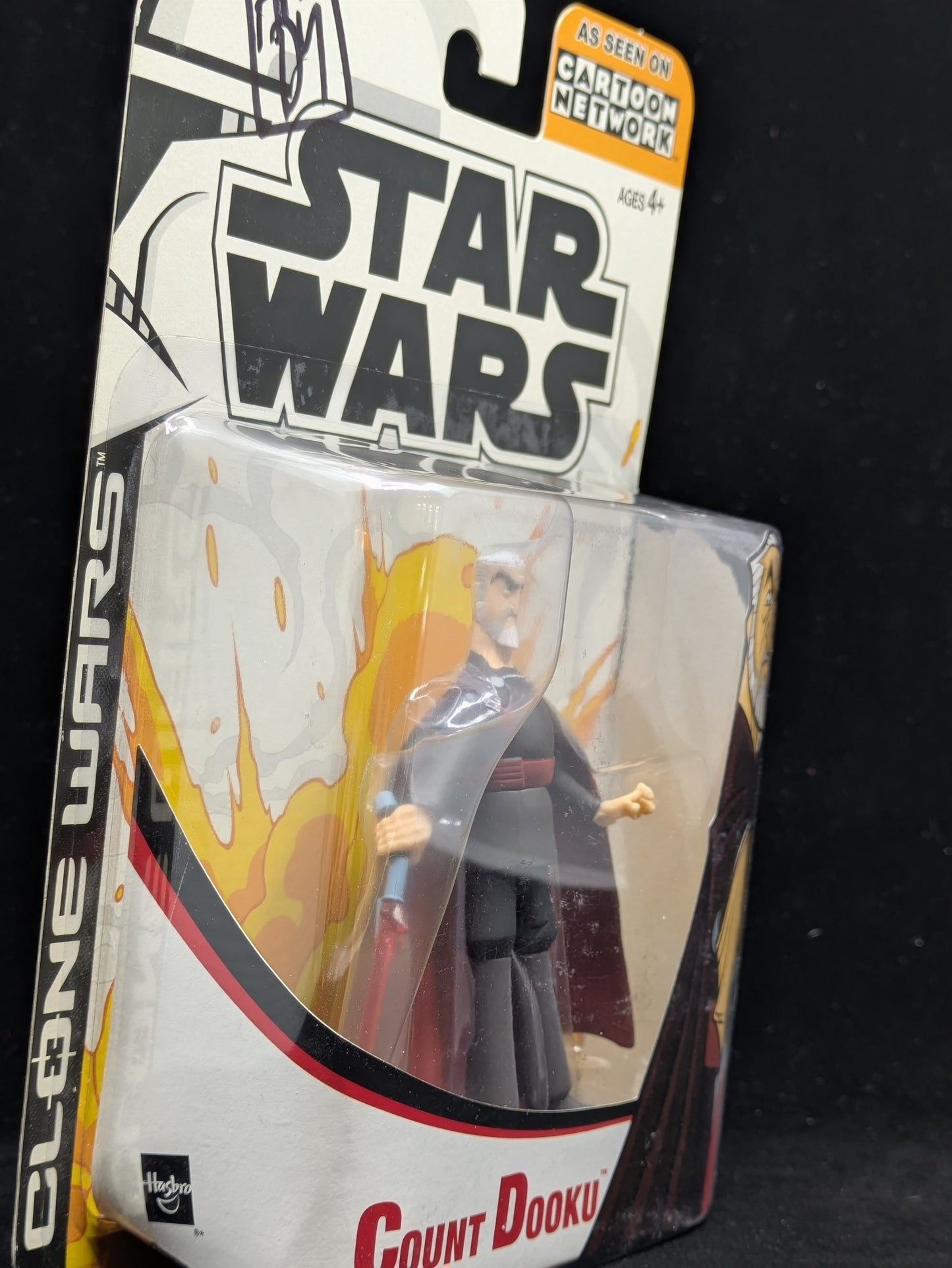 Count Dooku - Cartoon Network - autographed by Andy Suriano