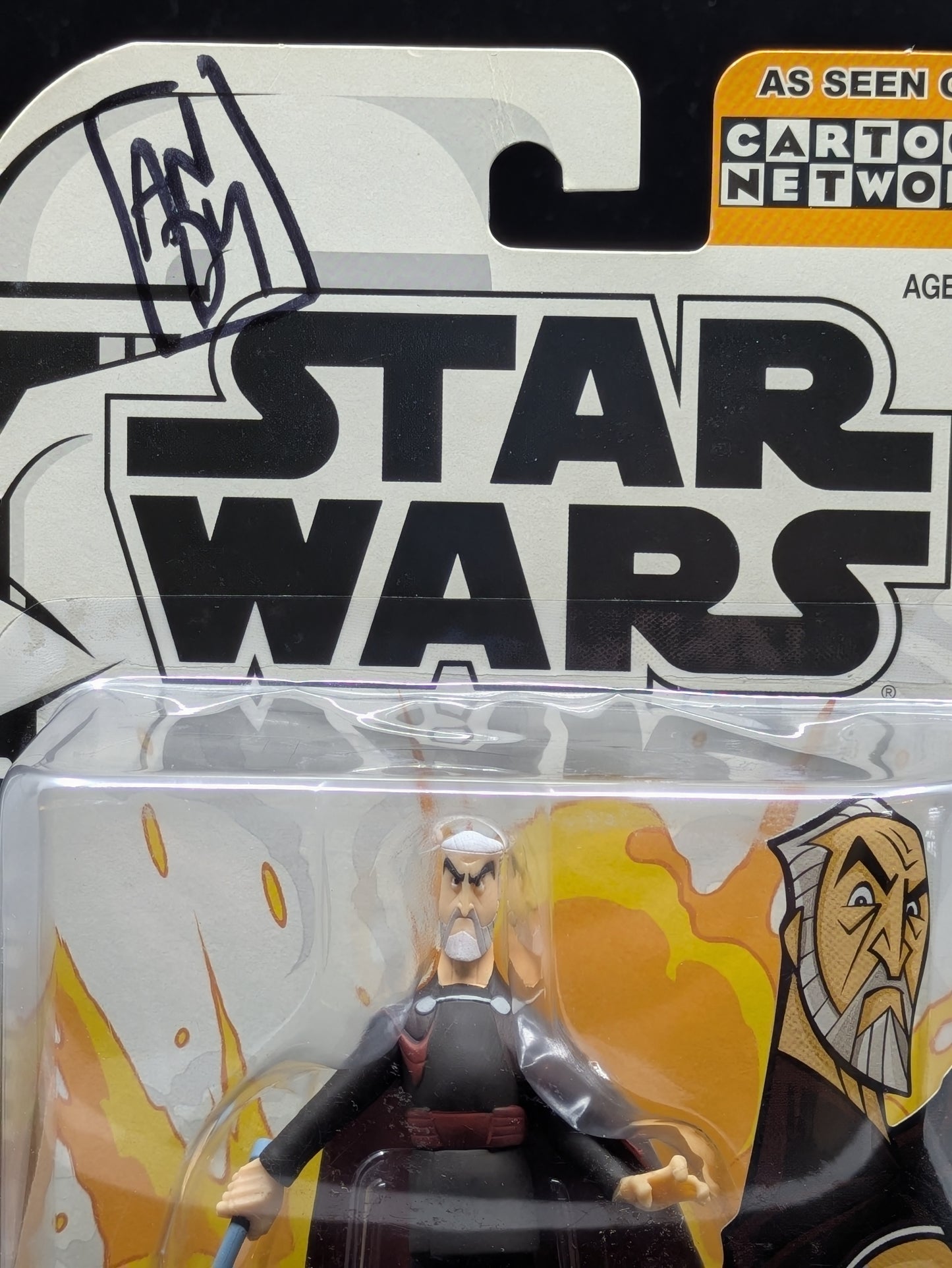 Count Dooku - Cartoon Network - autographed by Andy Suriano