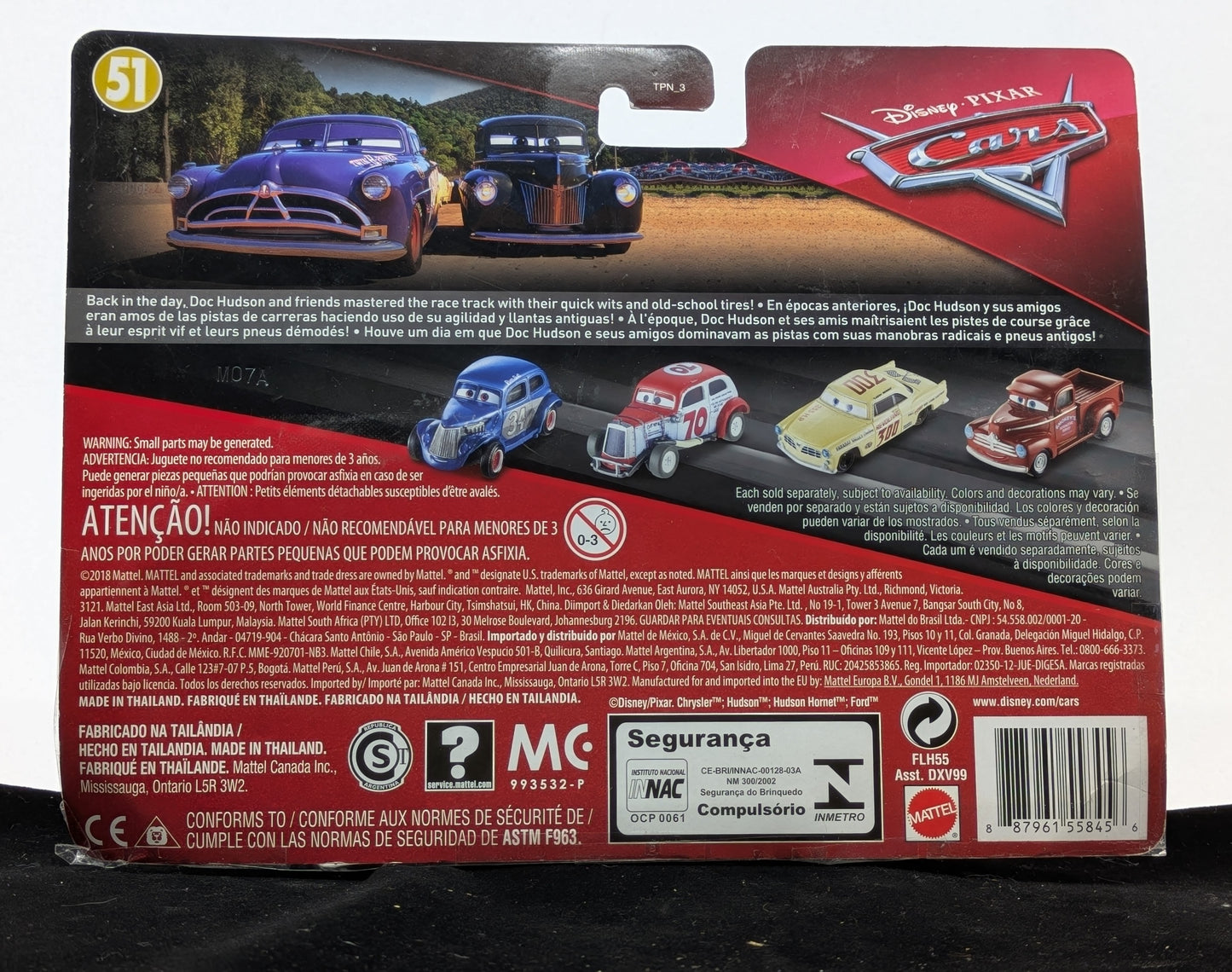 Dirt Track Fabulous Hudson Hornet & Jet Robinson - Pixar Cars