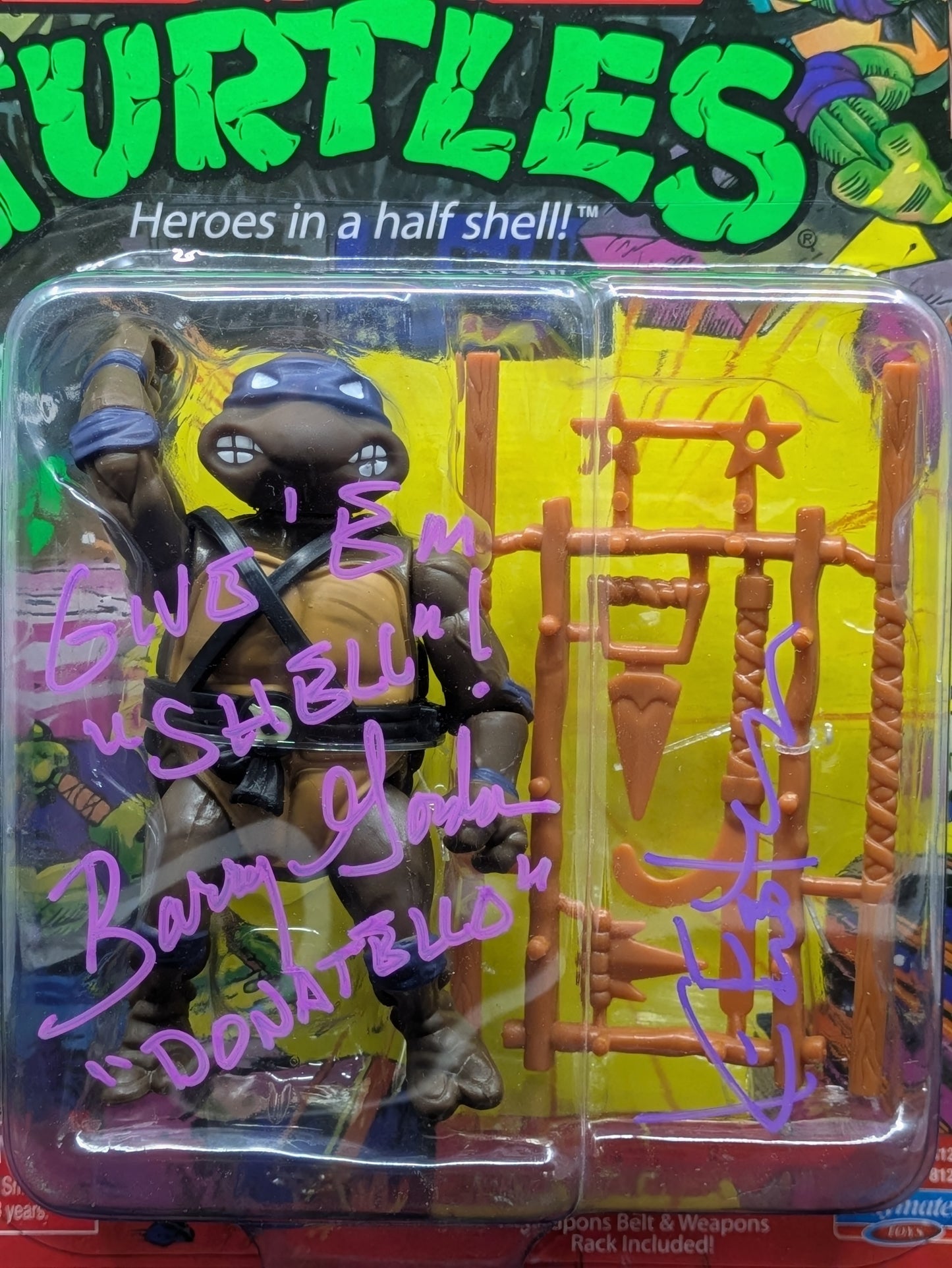 Donatello - Autographed by Kevin Eastman & Barry Gordon