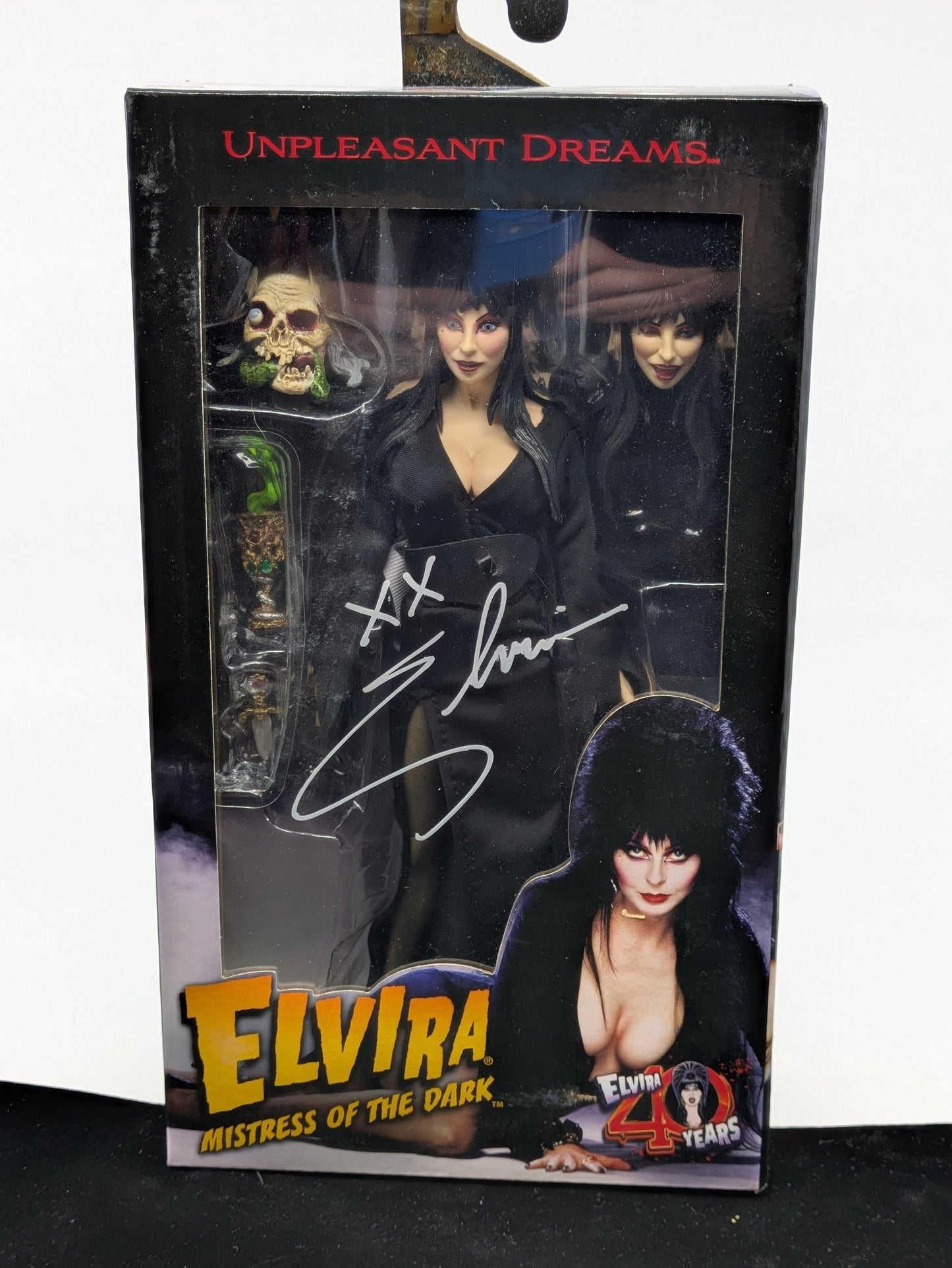 Elvira Mistress of the Dark- 40 Years - Signed by Cassandra Peterson