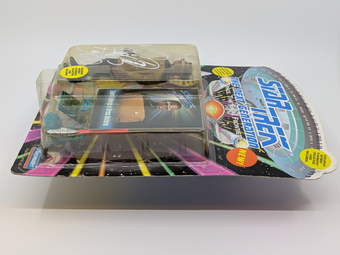 Geordi La Forge in Dress Uniform - Signed by LeVar Burton - Unpunched