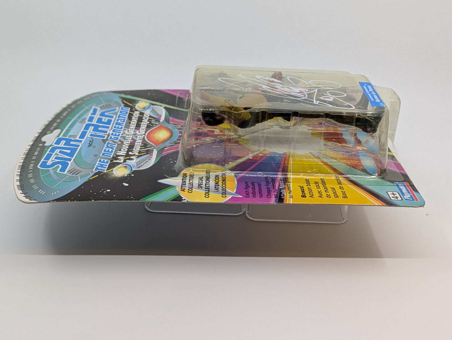 Geordi La Forge - Signed by LeVar Burton English + French