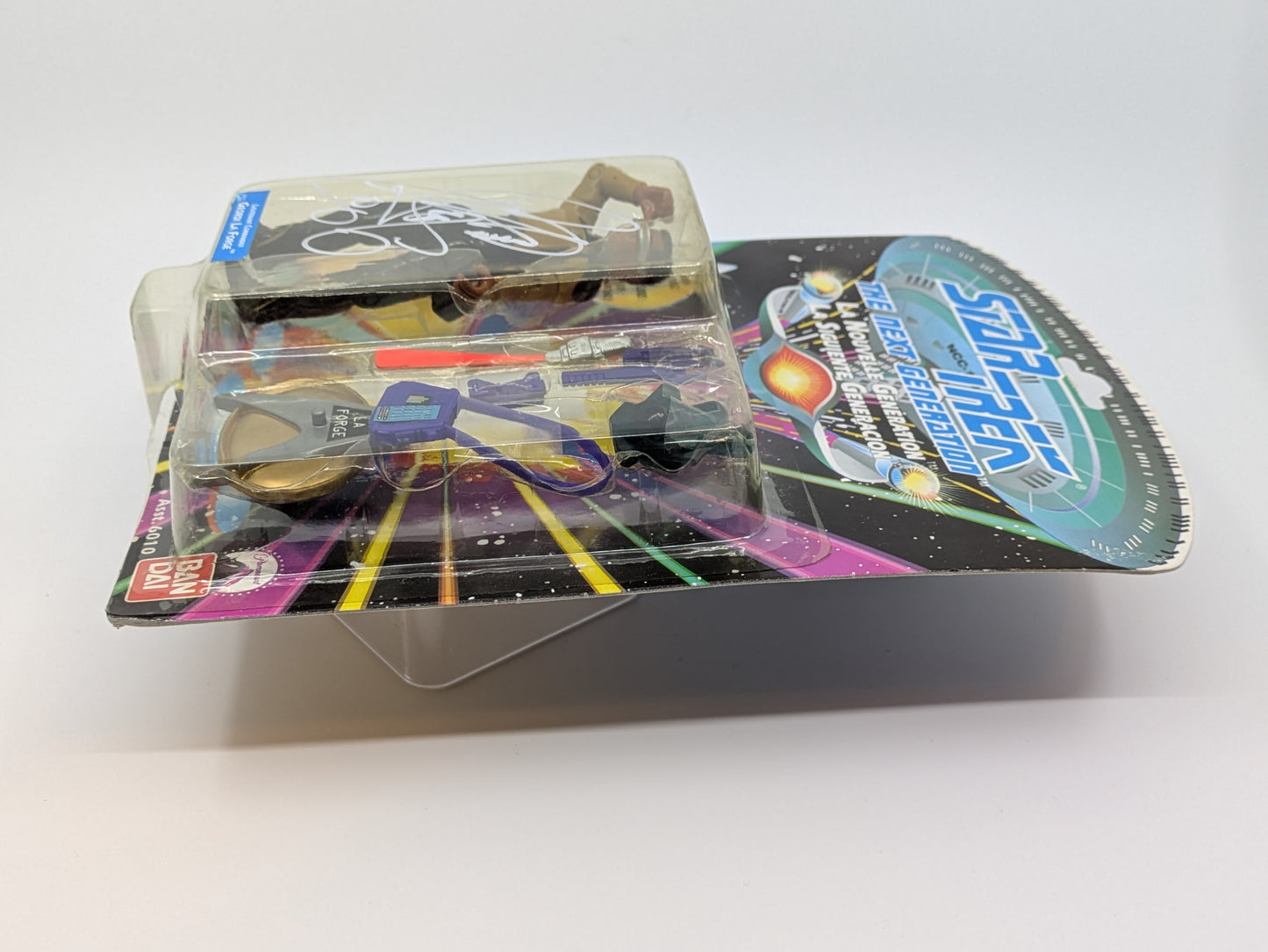 Geordi La Forge - Signed by LeVar Burton English + French