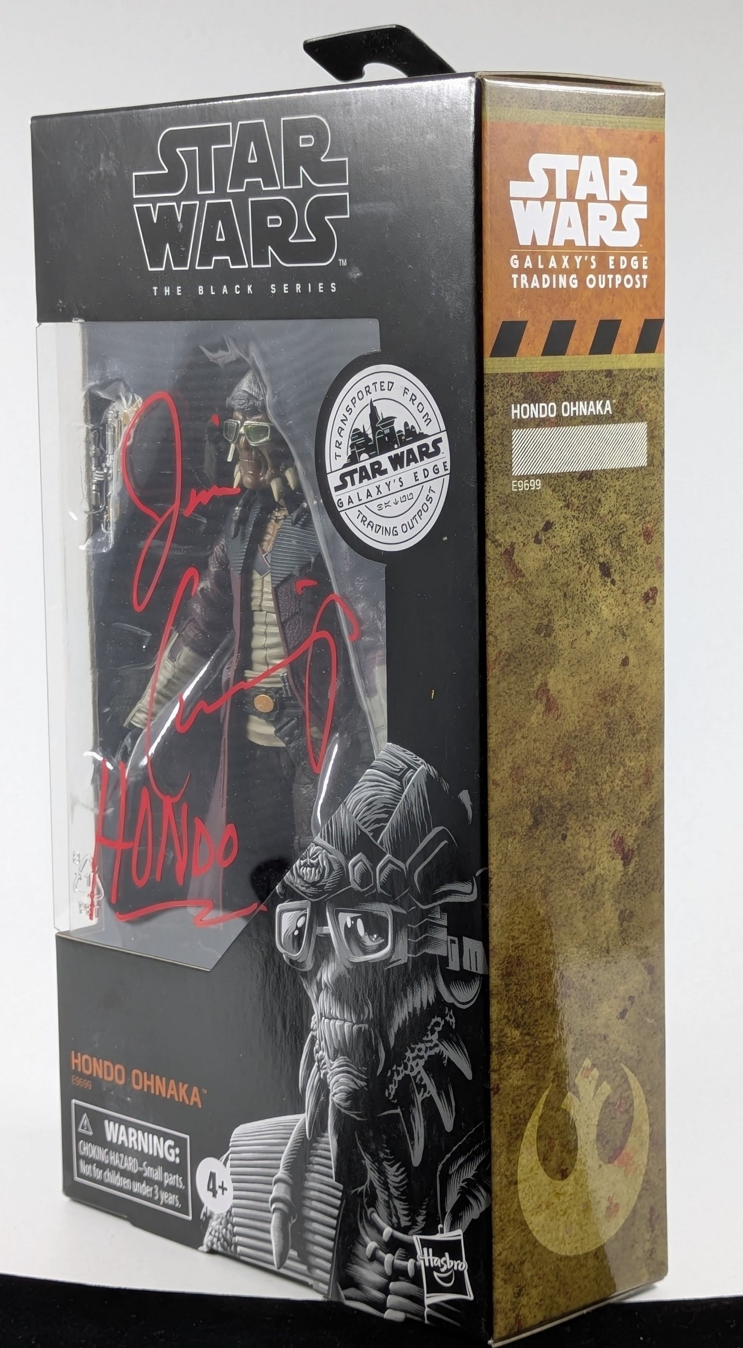 Hondo Ohnaka - Galaxy's Edge- Signed by Jim Cummings Red Ink