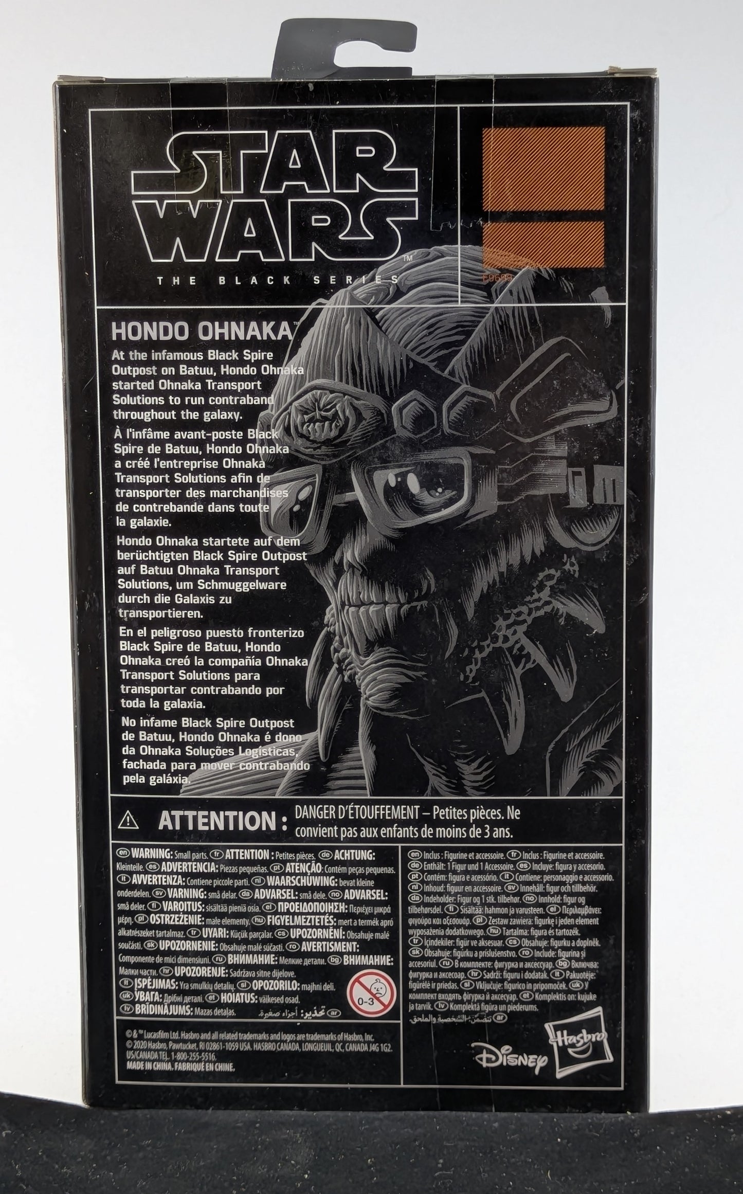 Hondo Ohnaka - Galaxy's Edge- Signed by Jim Cummings Red Ink