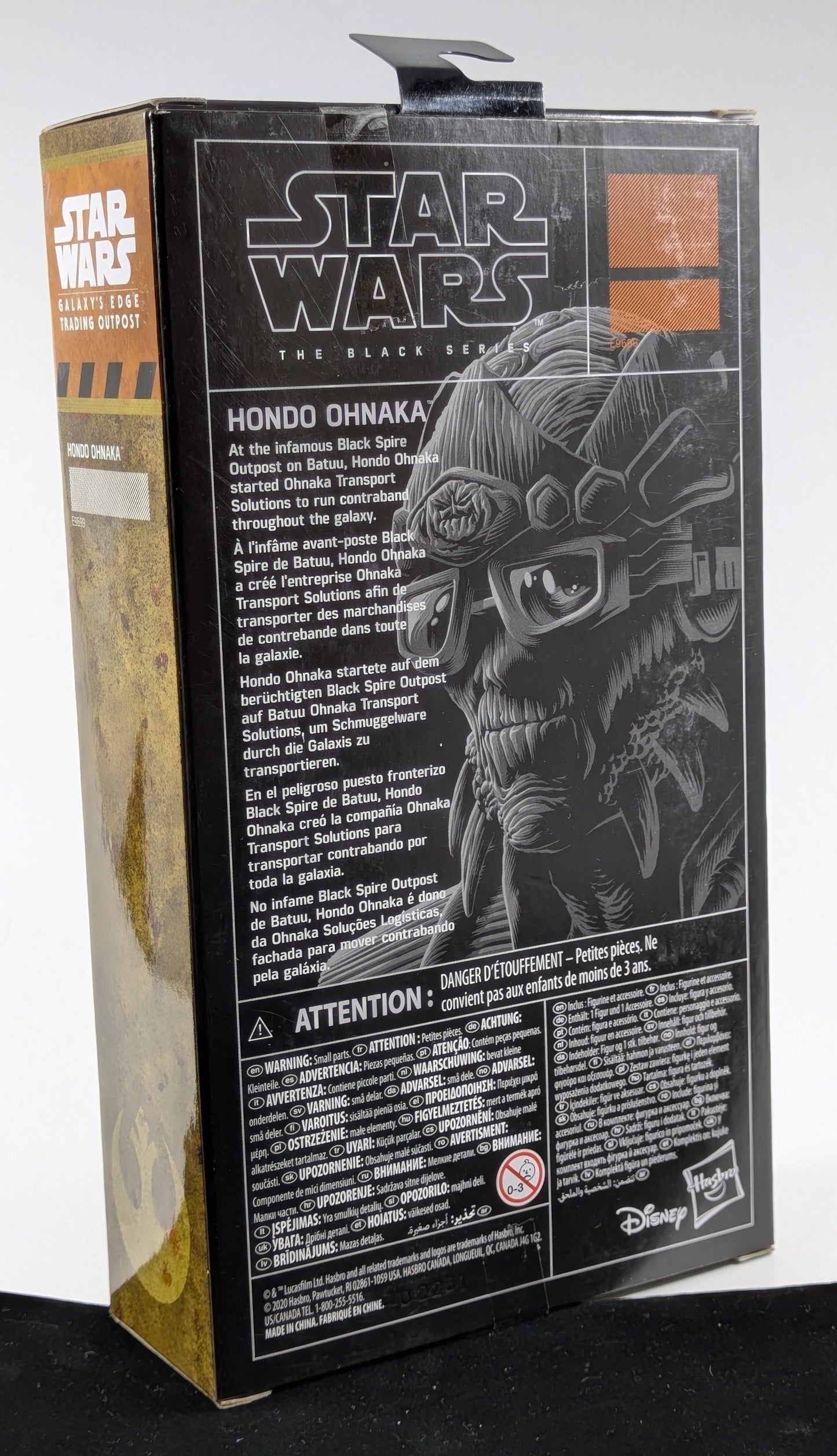 Hondo Ohnaka - Galaxy's Edge- Signed by Jim Cummings White Ink