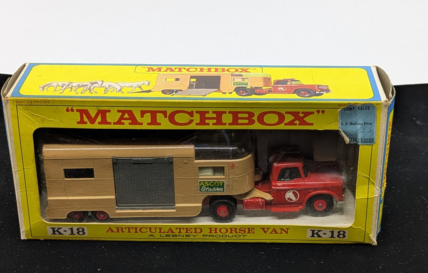 Articulated Horse Van - Matchbox K-18