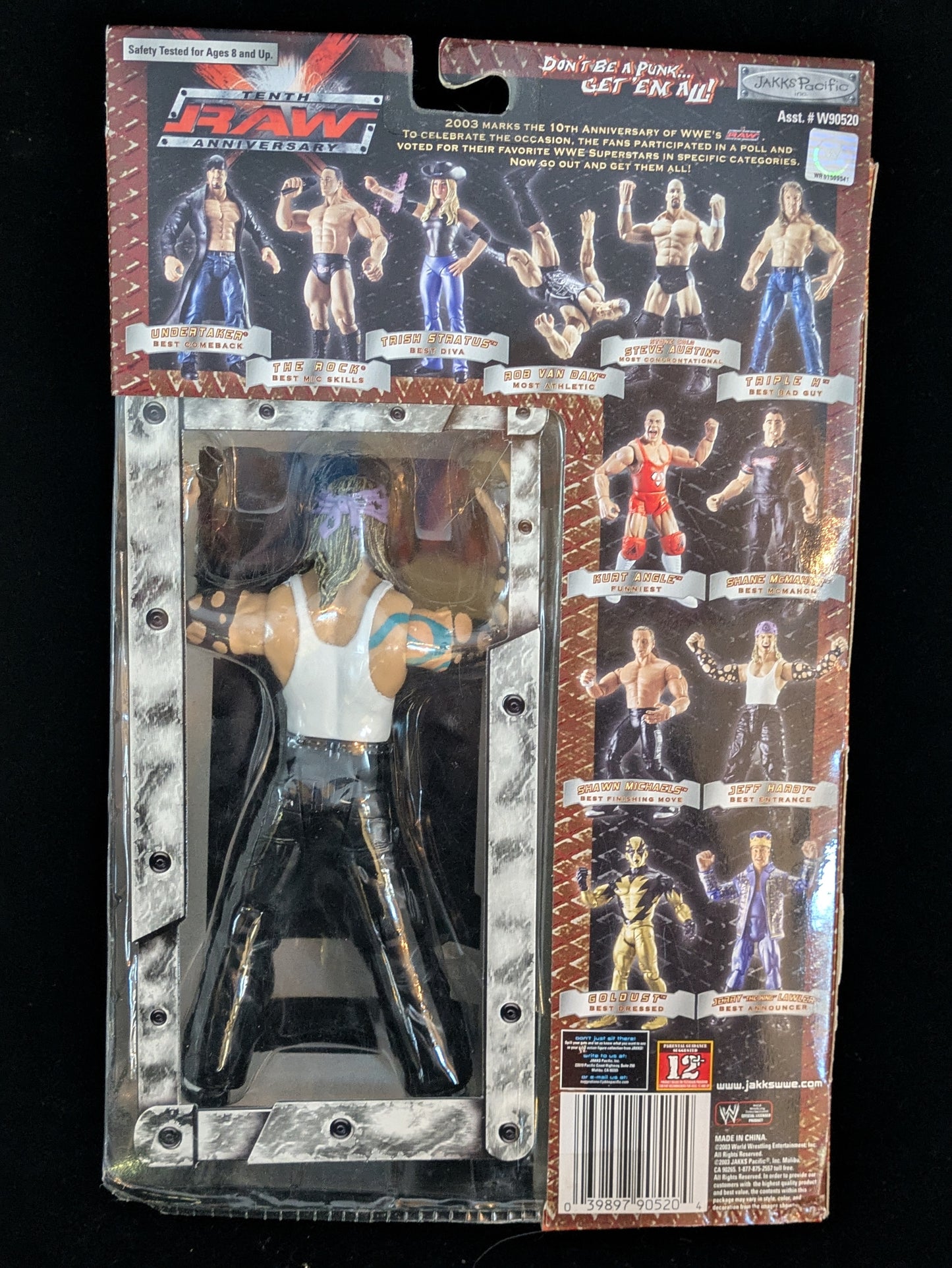 Jeff Hardy - Tenth Anniversary RAW - Autographed
