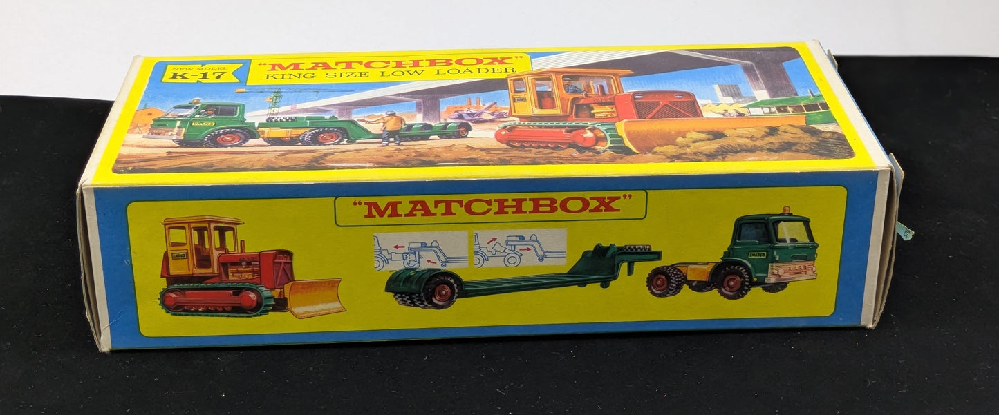 Low Loader with Bulldozer - Matchbox K-17