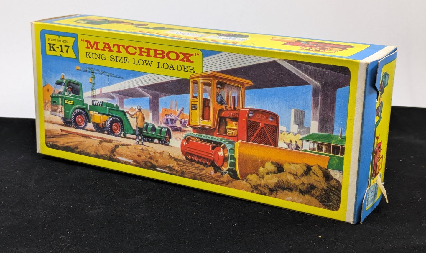 Low Loader with Bulldozer - Matchbox K-17