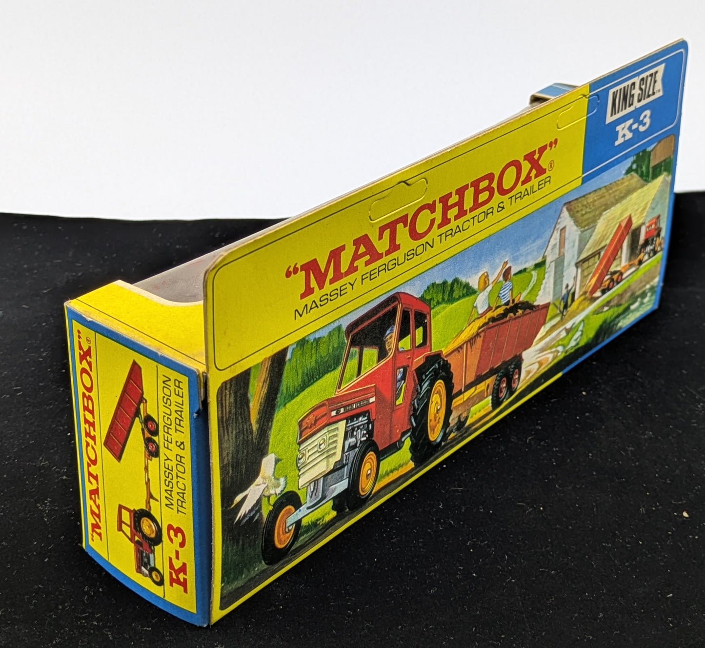 Massey Ferguson Tactor & Trailer - Matchbox - K-3
