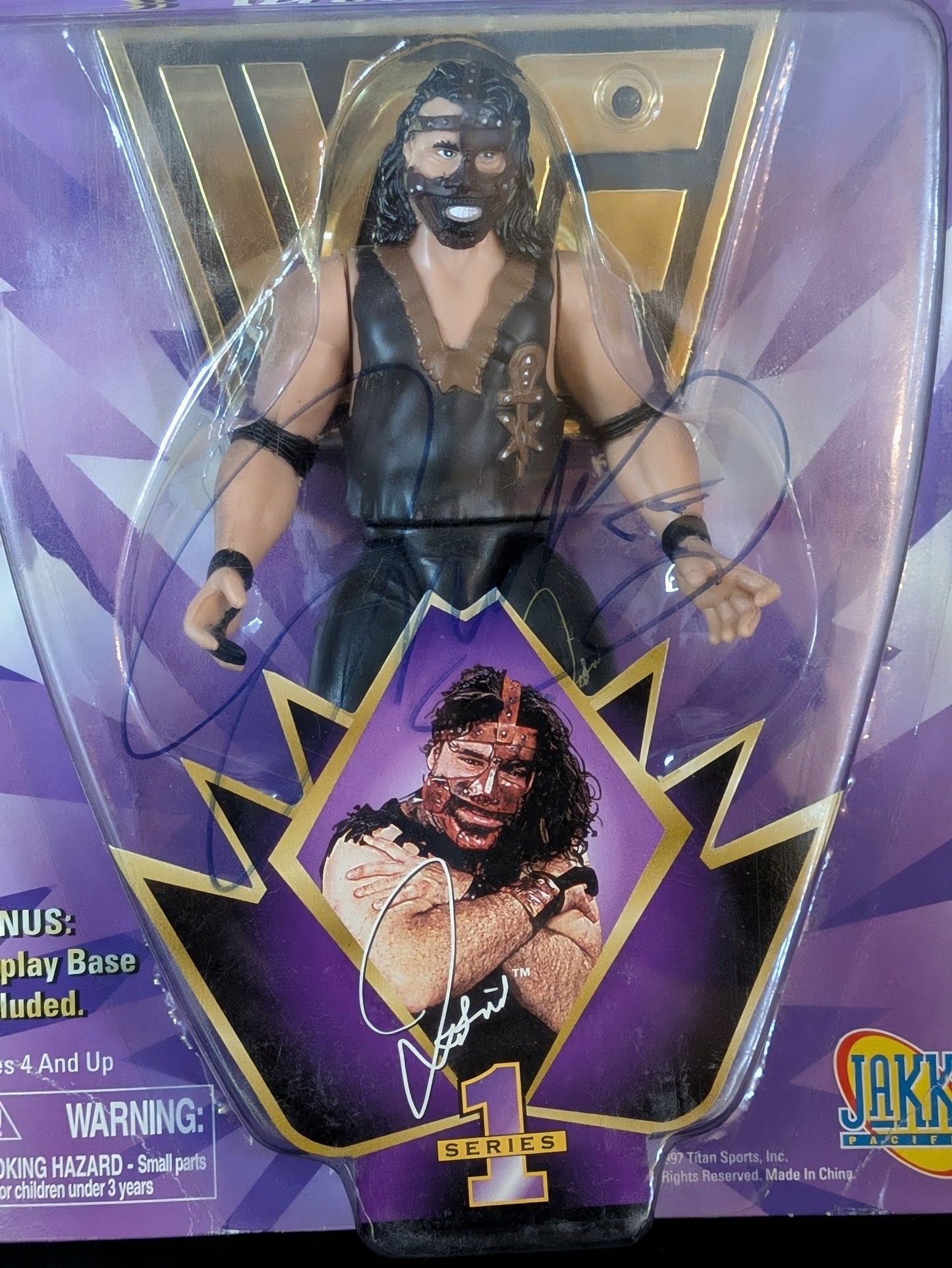 Mankind - WWF Signature Series - Autographed