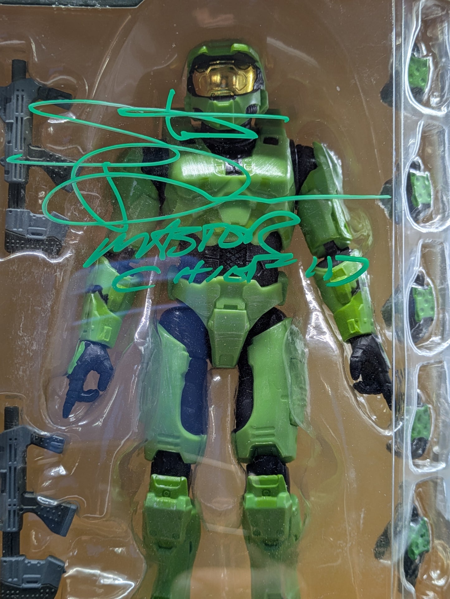 Master Chief with Accessories - The Spartan Collection - Autographed by Steve Downes