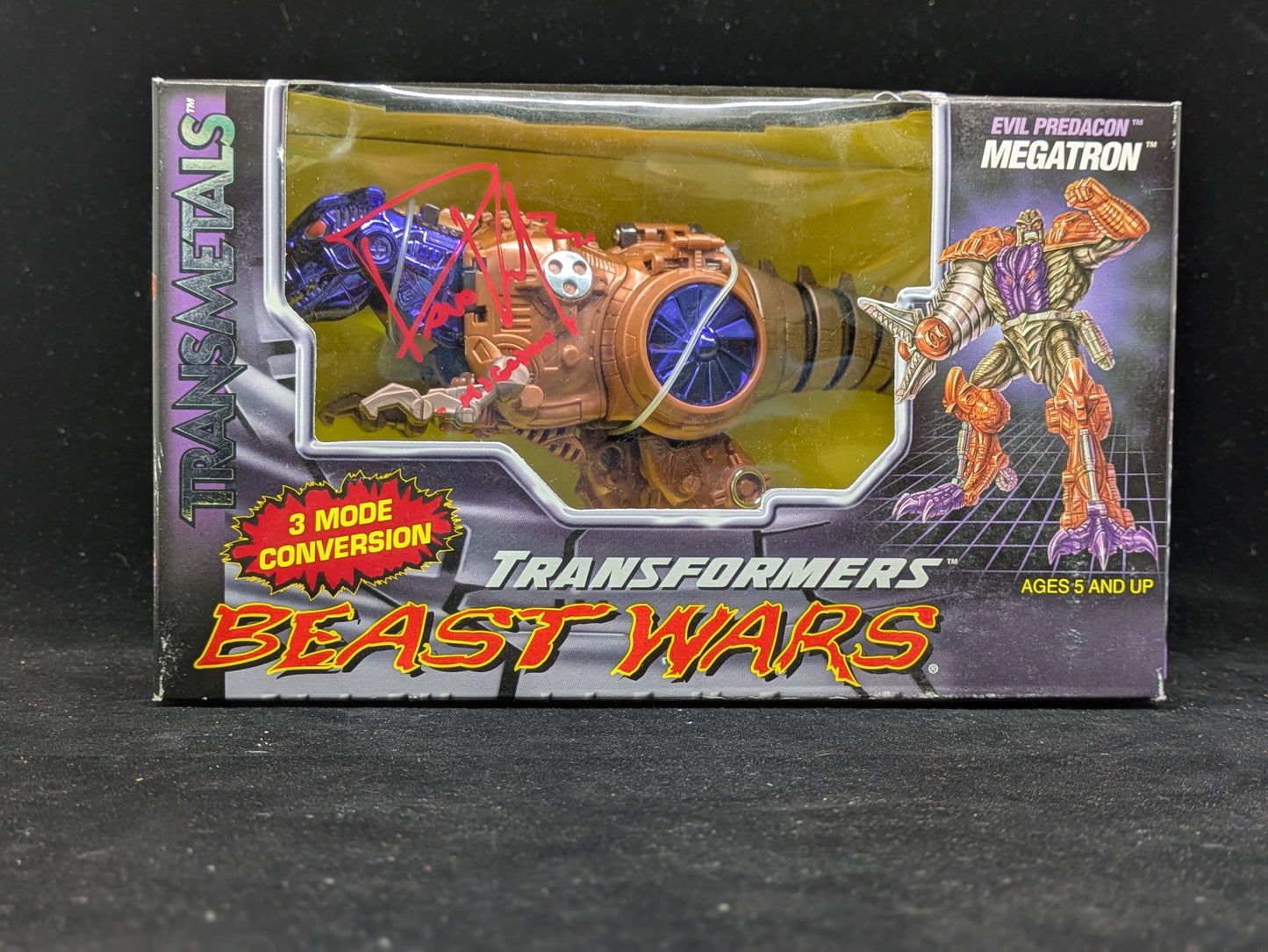 Megatron - Transformers Beast Wars - Signed by David Kaye