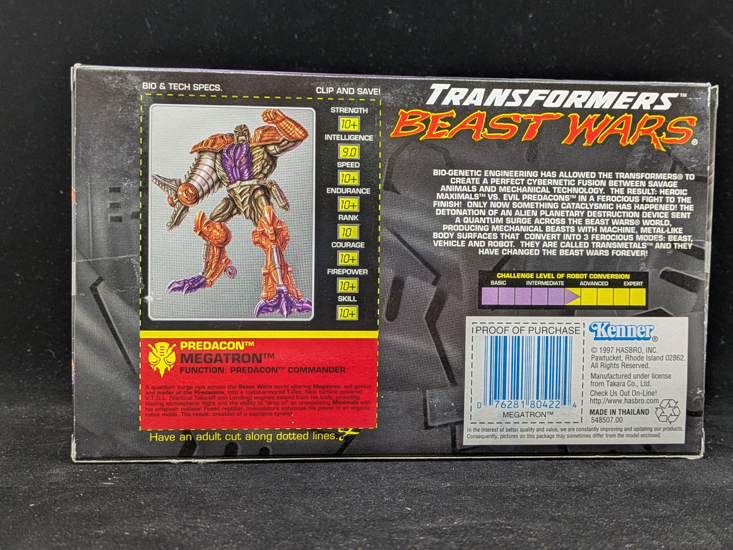 Megatron - Transformers Beast Wars - Signed by David Kaye