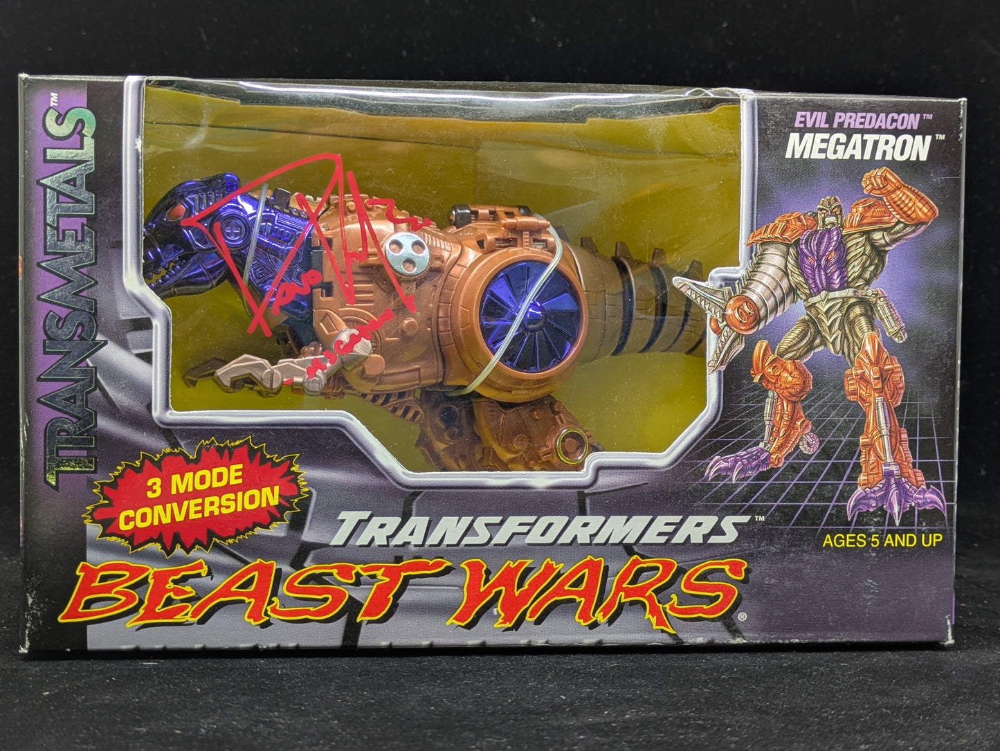 Megatron - Transformers Beast Wars - Signed by David Kaye