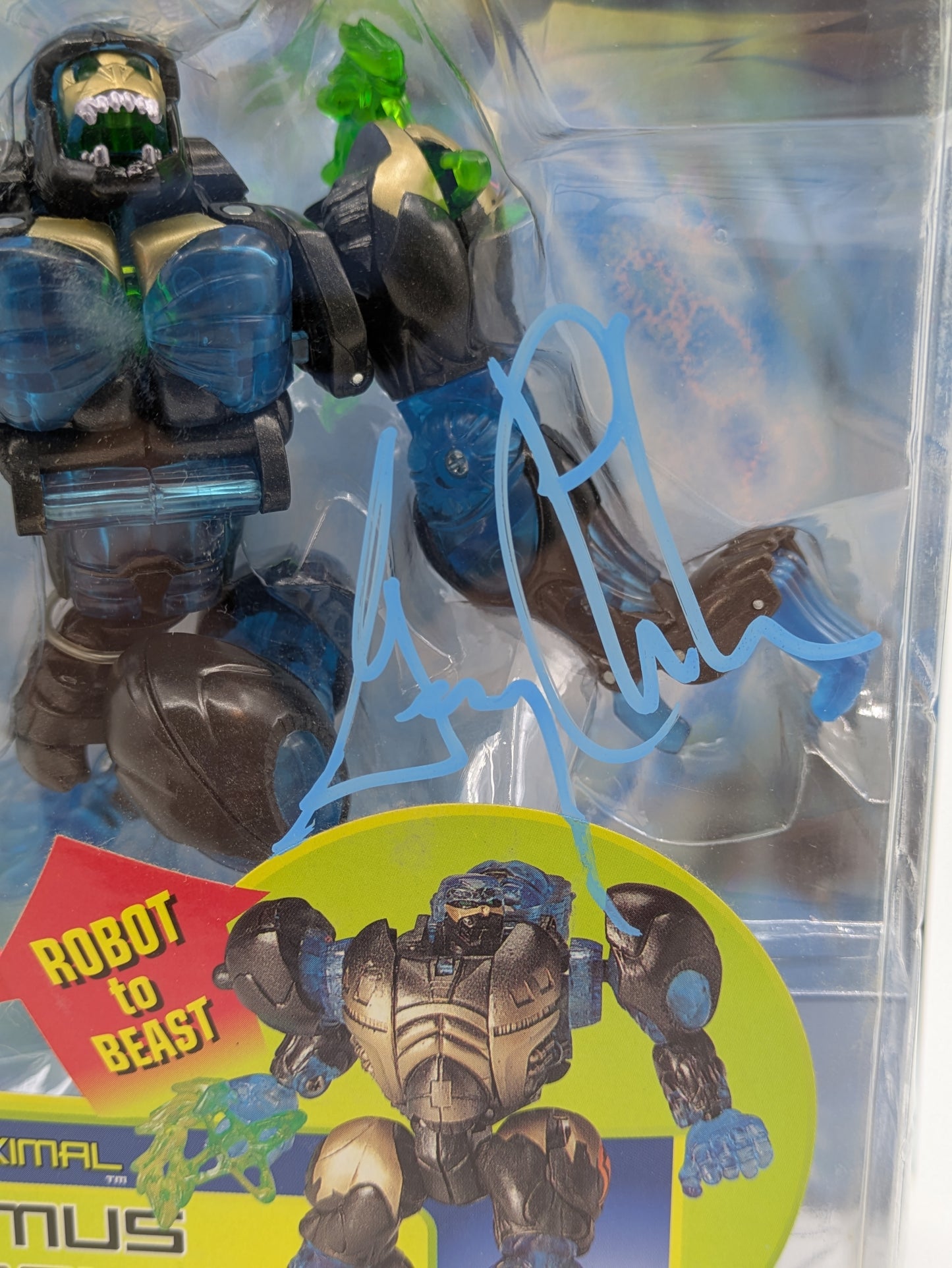 Optimus Primal Deluxe- Transformers Beast Machines - Signed by Garry Chalk