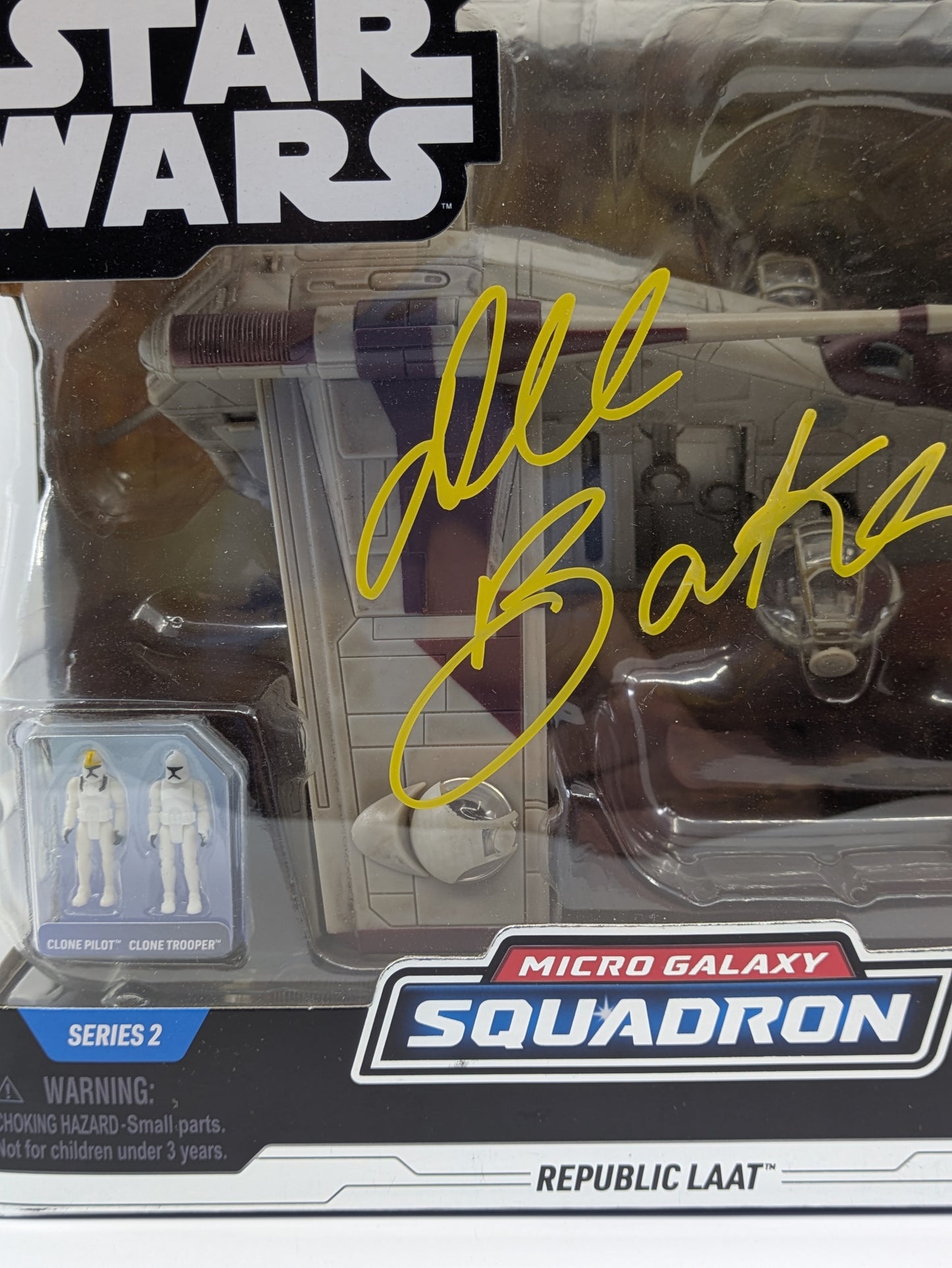 Republic Laat - Micro Galaxy Squadron - Signed by Dee Baker