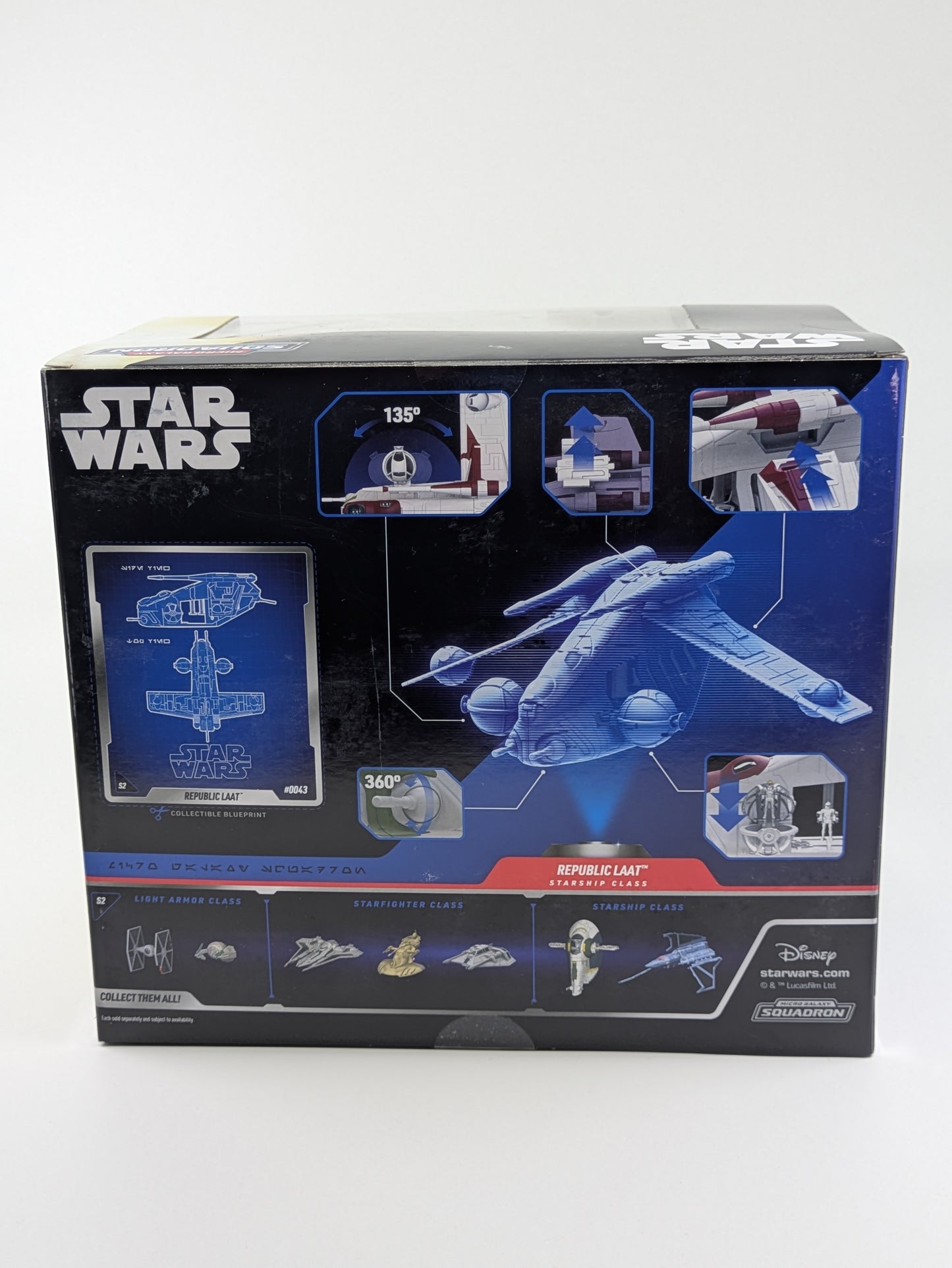 Republic Laat - Micro Galaxy Squadron - Signed by Dee Baker
