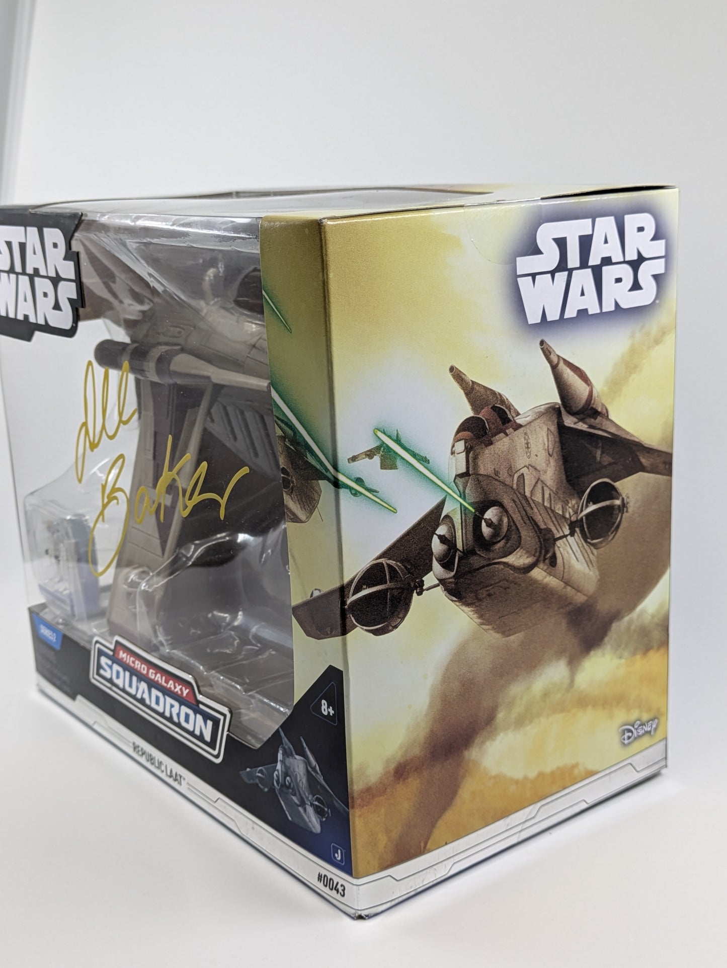Republic Laat - Micro Galaxy Squadron - Signed by Dee Baker