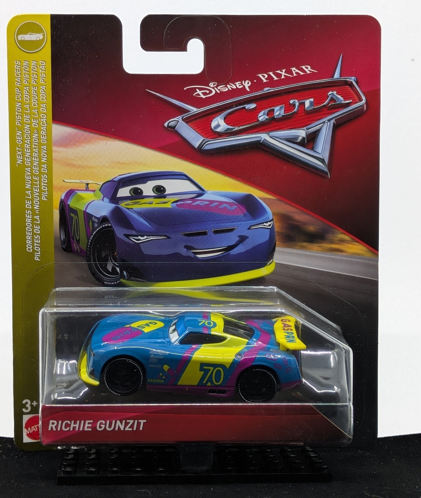 Richie Gunzit - Pixar Cars - Next-Gen Piston Cup Racers