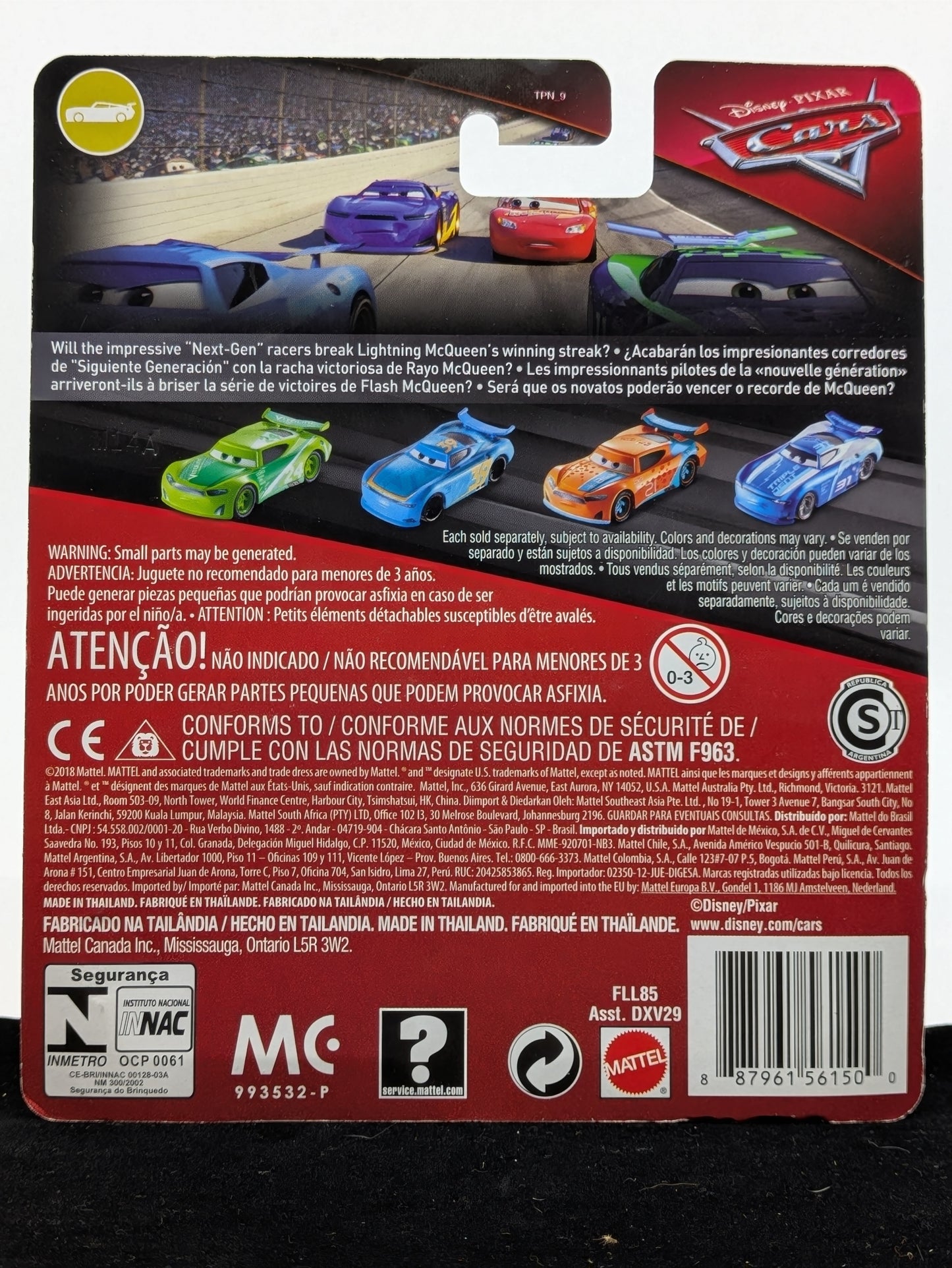 Richie Gunzit - Pixar Cars - Next-Gen Piston Cup Racers