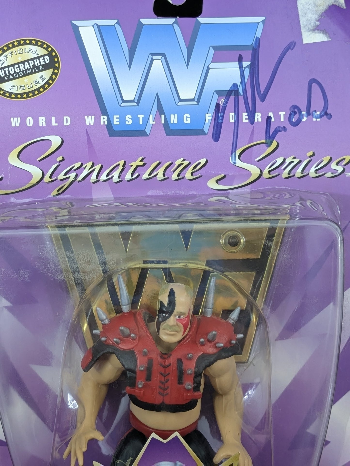 Road Warrior Hawk - WWF Signature Series - Autographed
